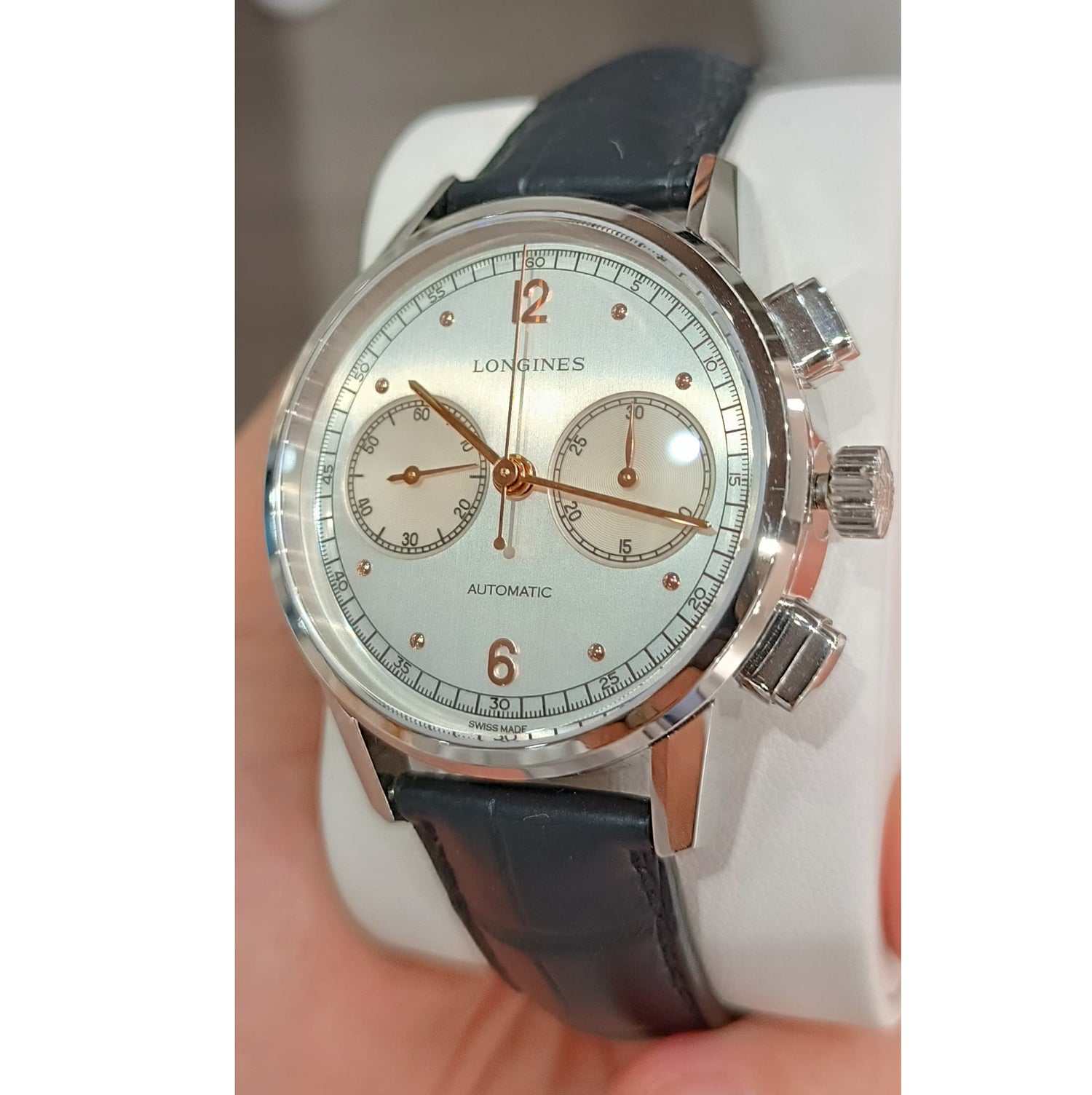 Longines Heritage Chrono 1940 Bicompax New Never Worn Ref. L28144760 - ON7012