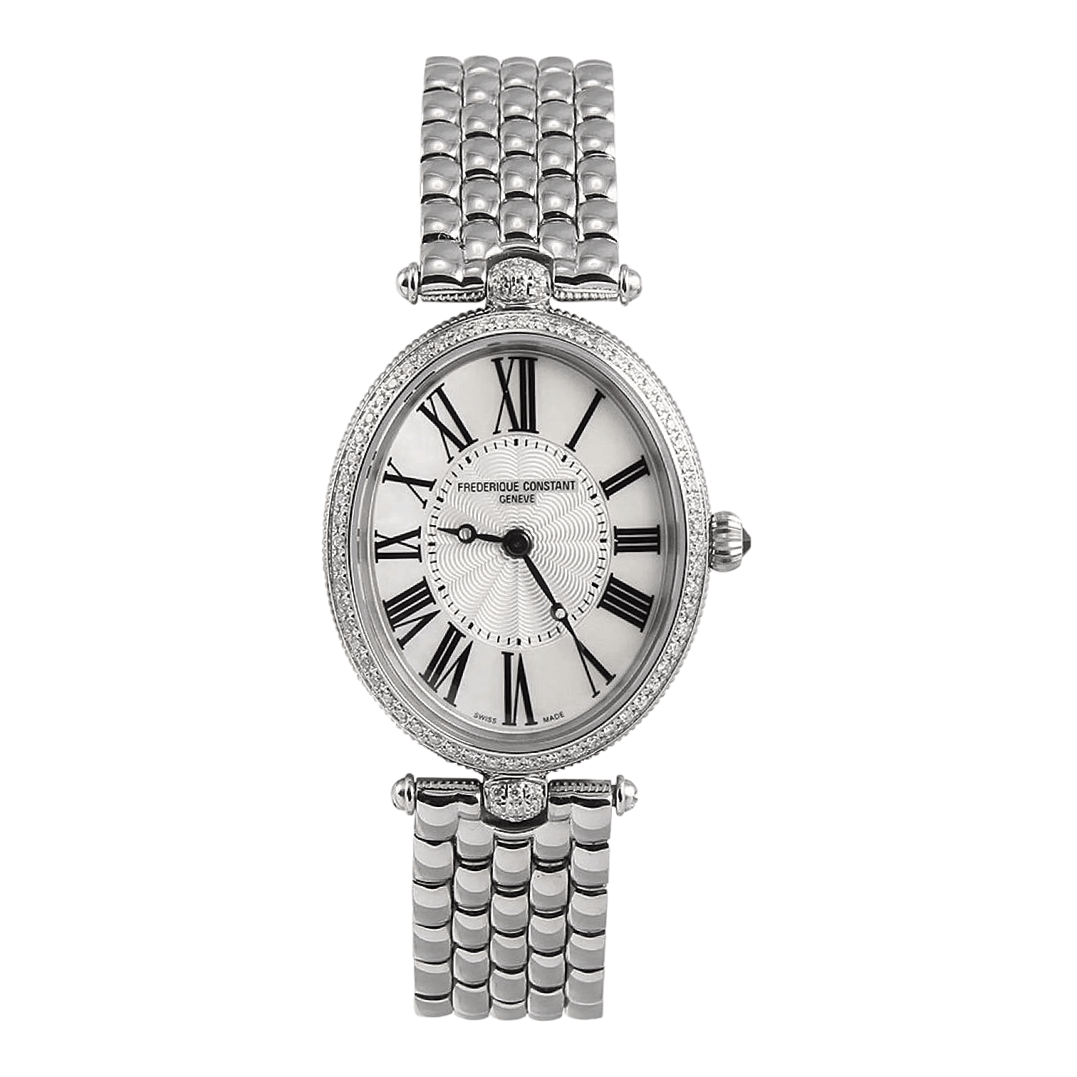 Frederique Constant Art Deco Diamond Bezel Ref. FC200MPW2VD6B - ON5807 - LuxuryInStock