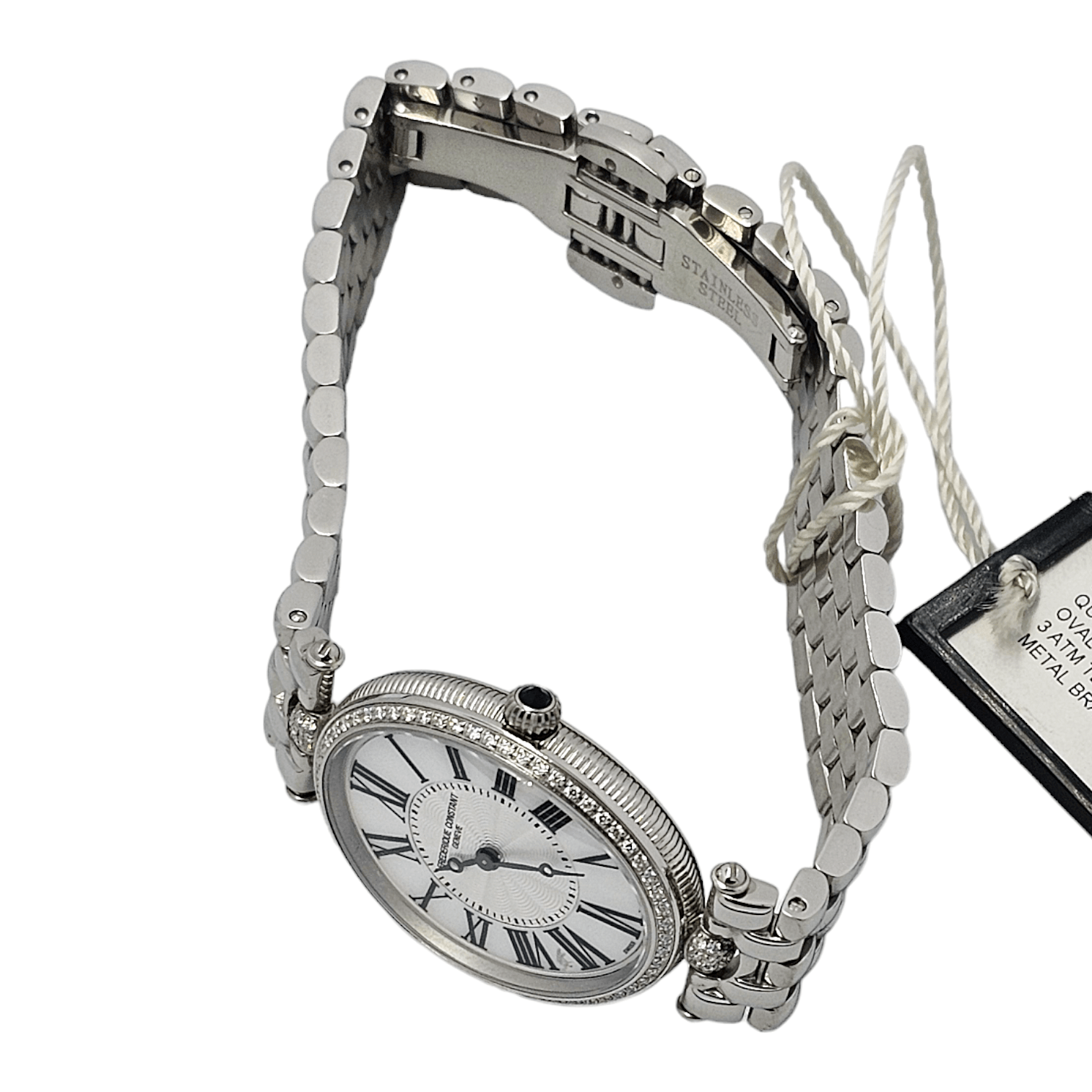Frederique Constant Art Deco Diamond Bezel Ref. FC200MPW2VD6B - ON5807 - LuxuryInStock