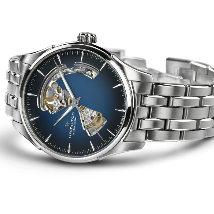 Hamilton Jazzmaster Open Heart Auto H32675140 – vista angolata
