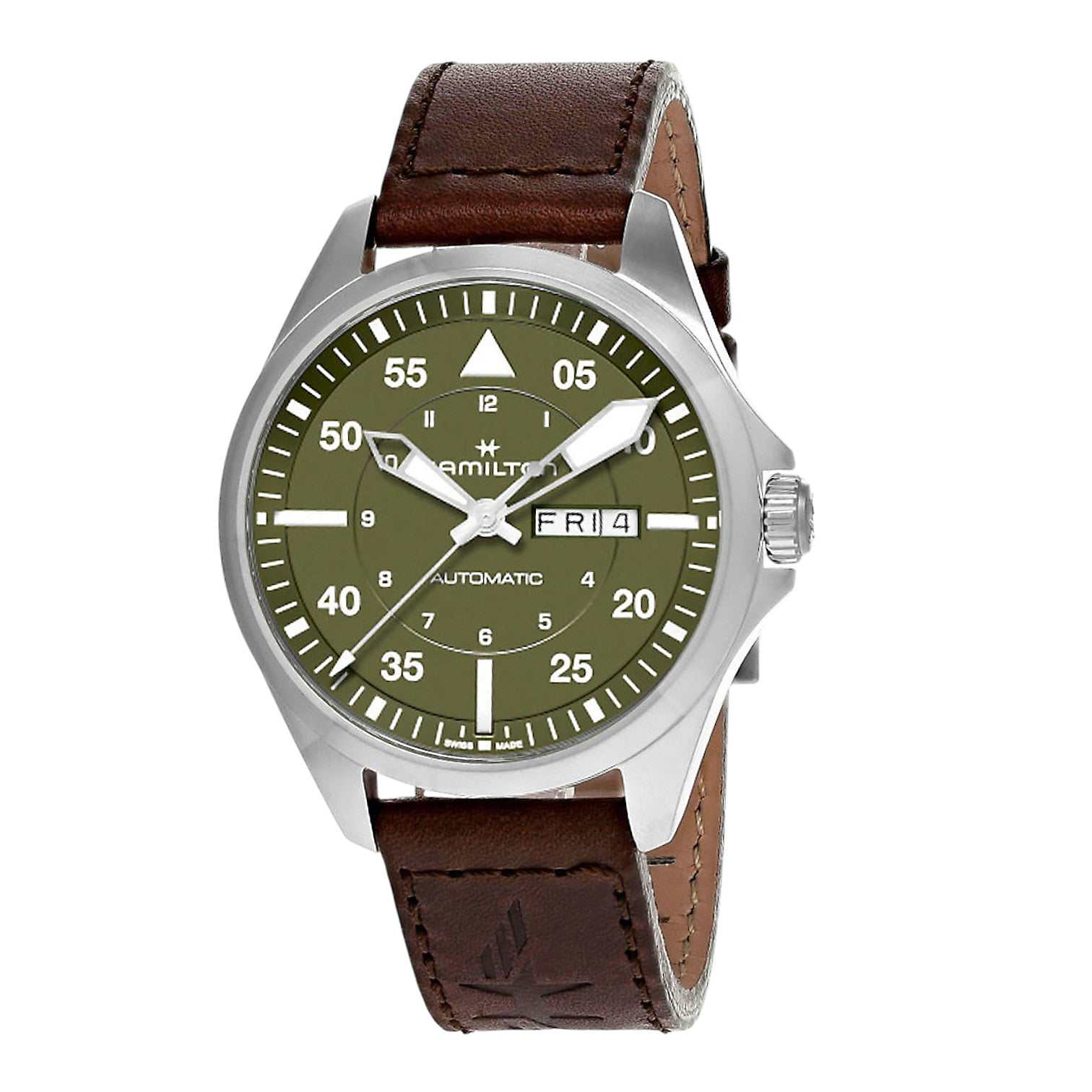 Hamilton Khaki Aviation Pilot Day Date Automático Ref. H64635560 - ON7373
