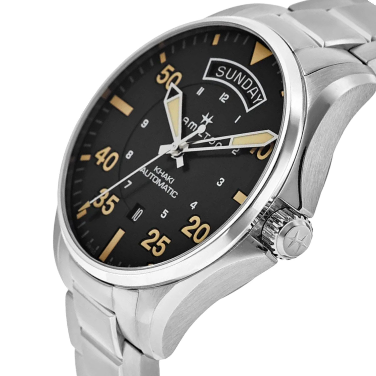 Hamilton Khaki Aviation Pilot Day Date Ref. H64645131 - ON6111