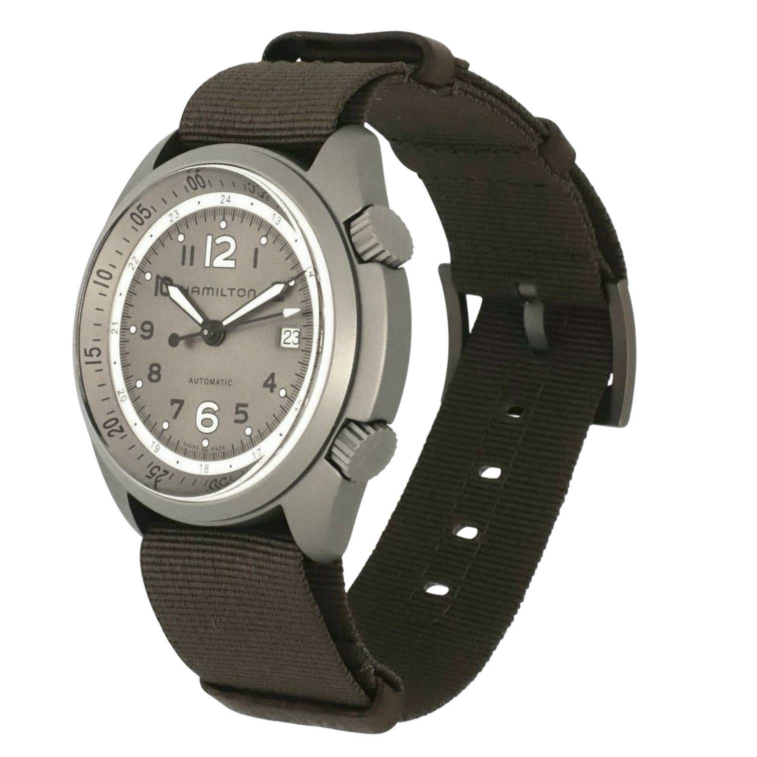 Hamilton Khaki Aviation Pilot Pioneer Aluminio Nuevo Sin Usar Ref. H80405865 - ON7234