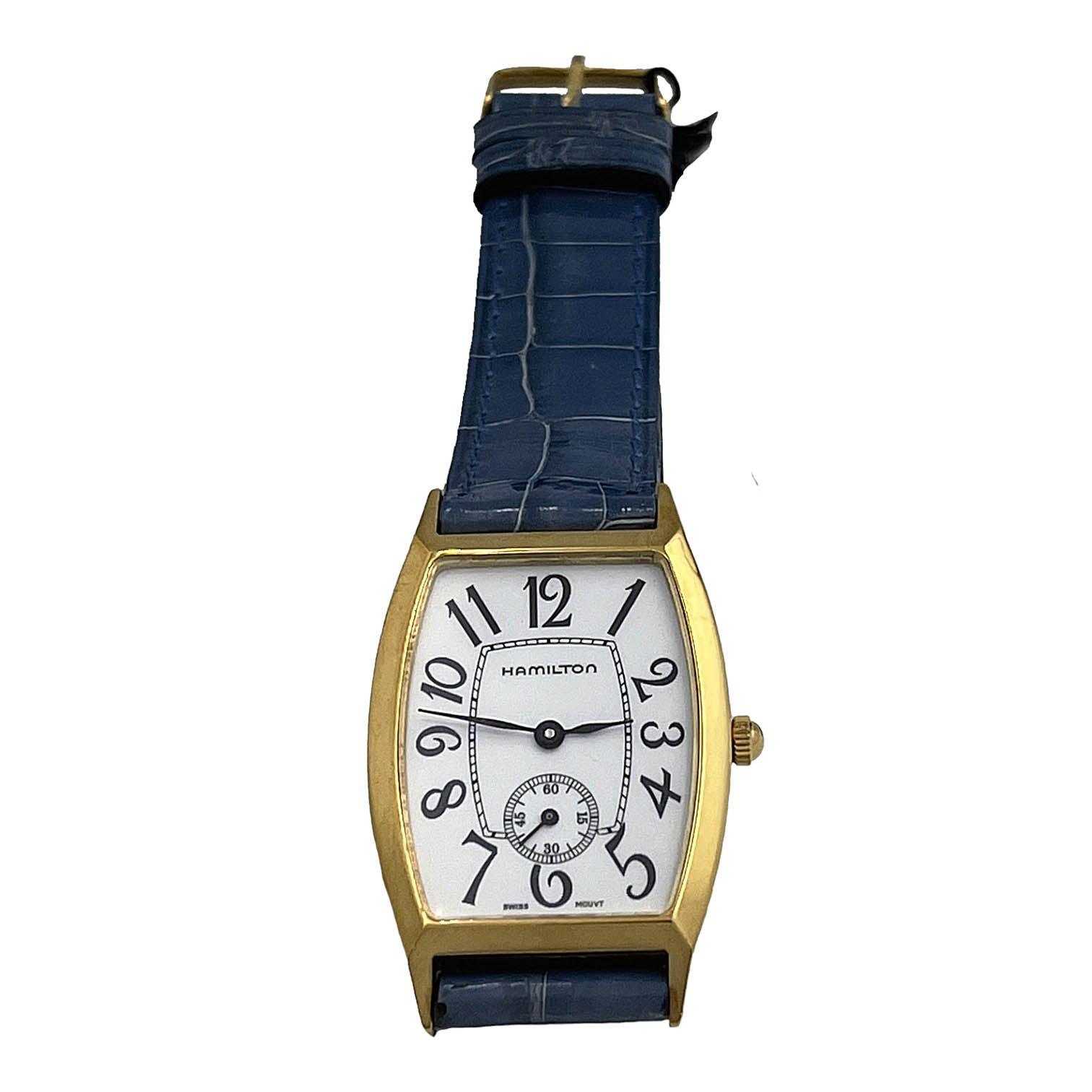 Hamilton Solo Tempo Lady Yellow Gold 18 kt New Never Worn Ref. 707010OR - ON3590 - LuxuryInStock