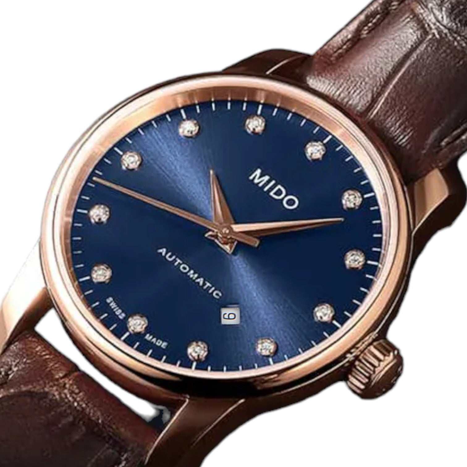 Mido Midnight Blue Lady Baroncelli New Never Worn Ref. M76003658 - ON6603