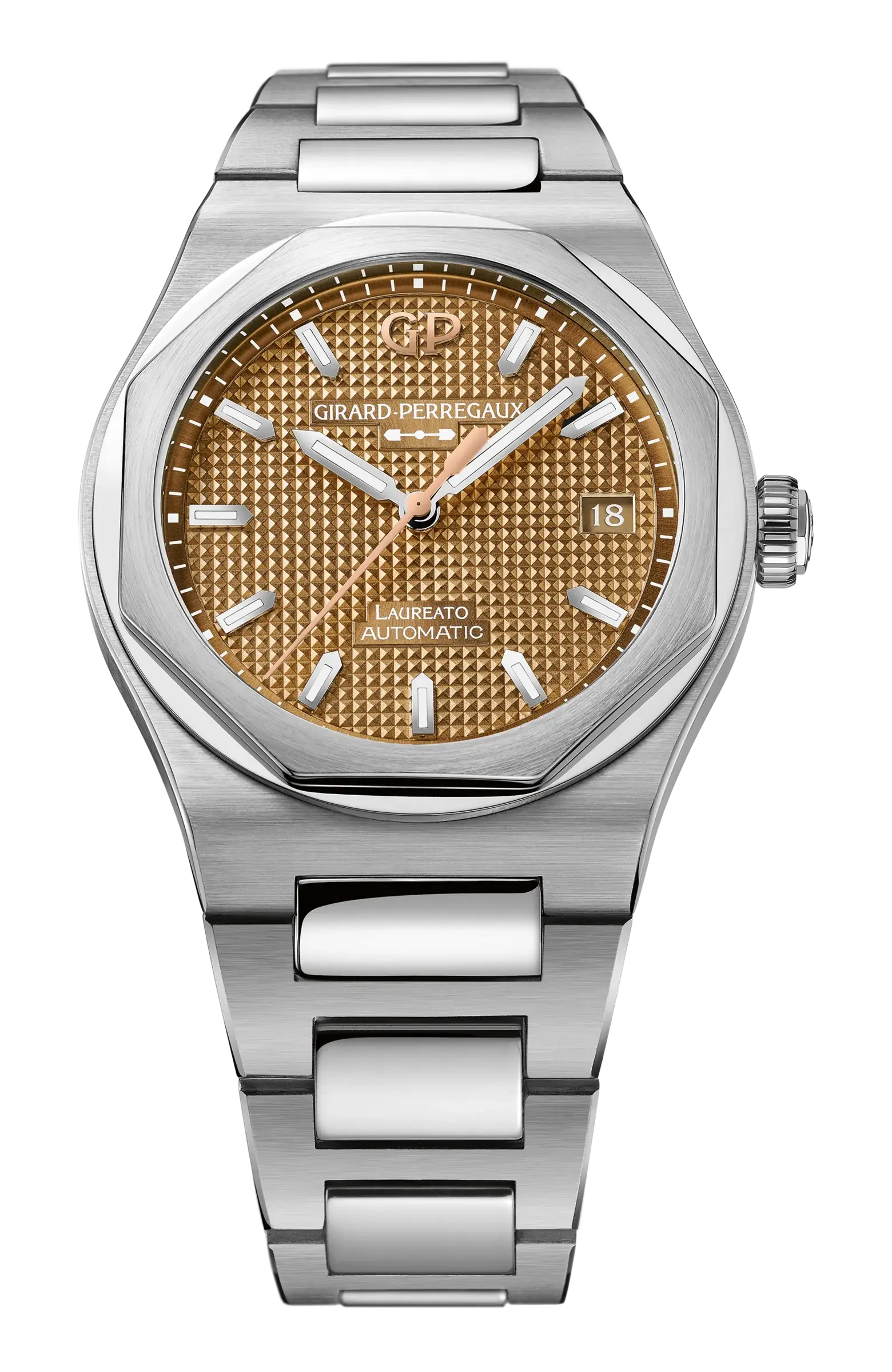 Girard-Perregaux Laureato 38 mm 81005-11-3154-1CM – vista frontale