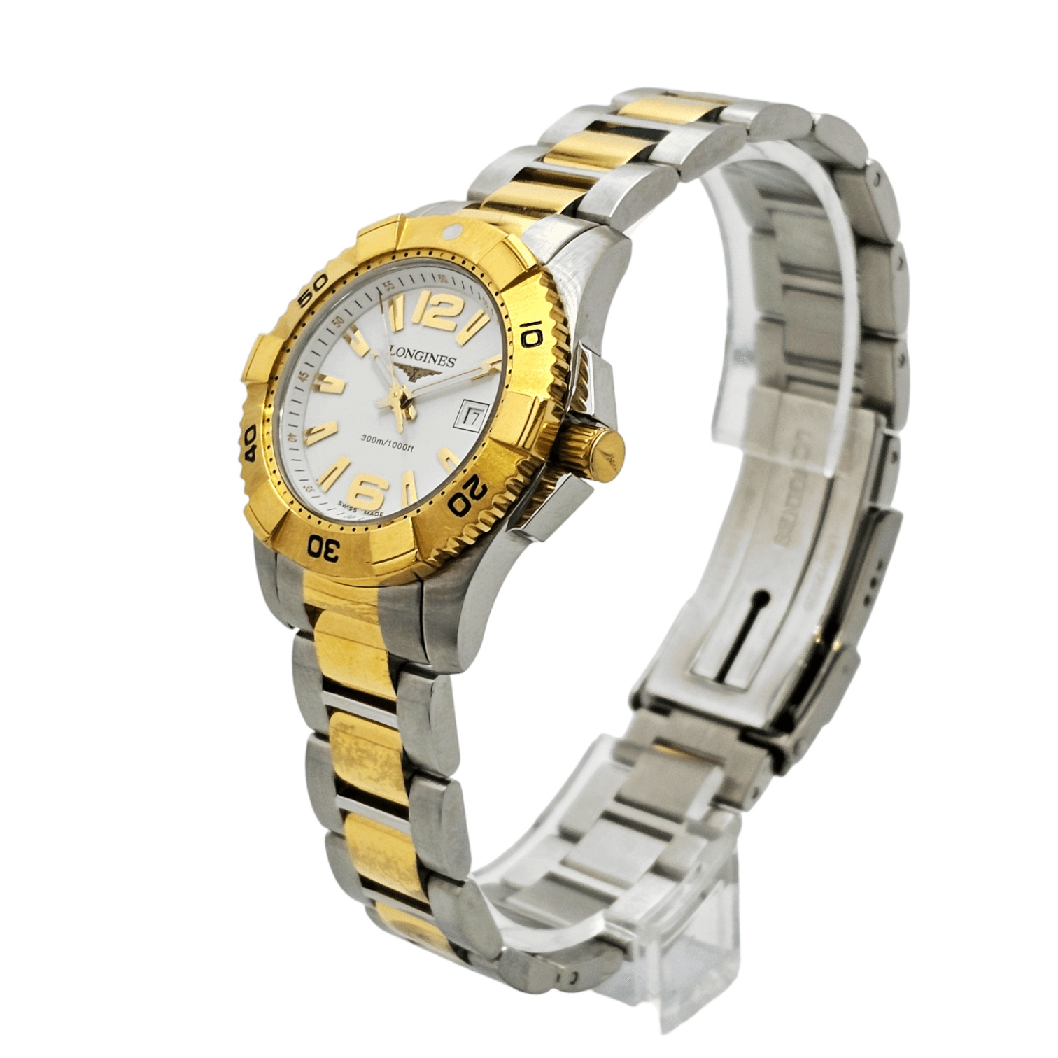 Longines Hydro Conquest Lady Steel and Gold Ref. L32473 - ON5894 - LuxuryInStock