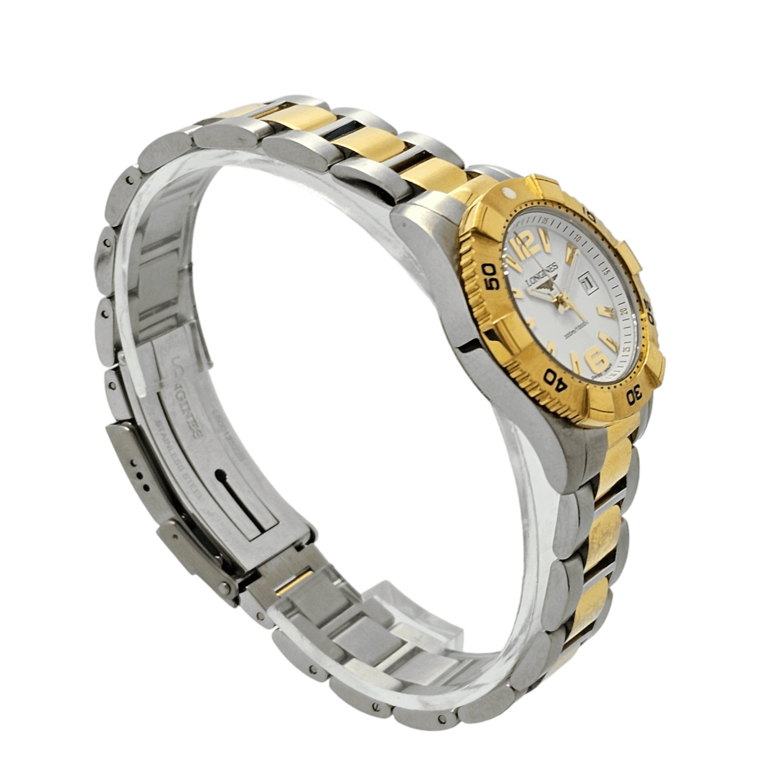 Longines Hydro Conquest Lady Steel and Gold Ref. L32473 - ON5894 - LuxuryInStock