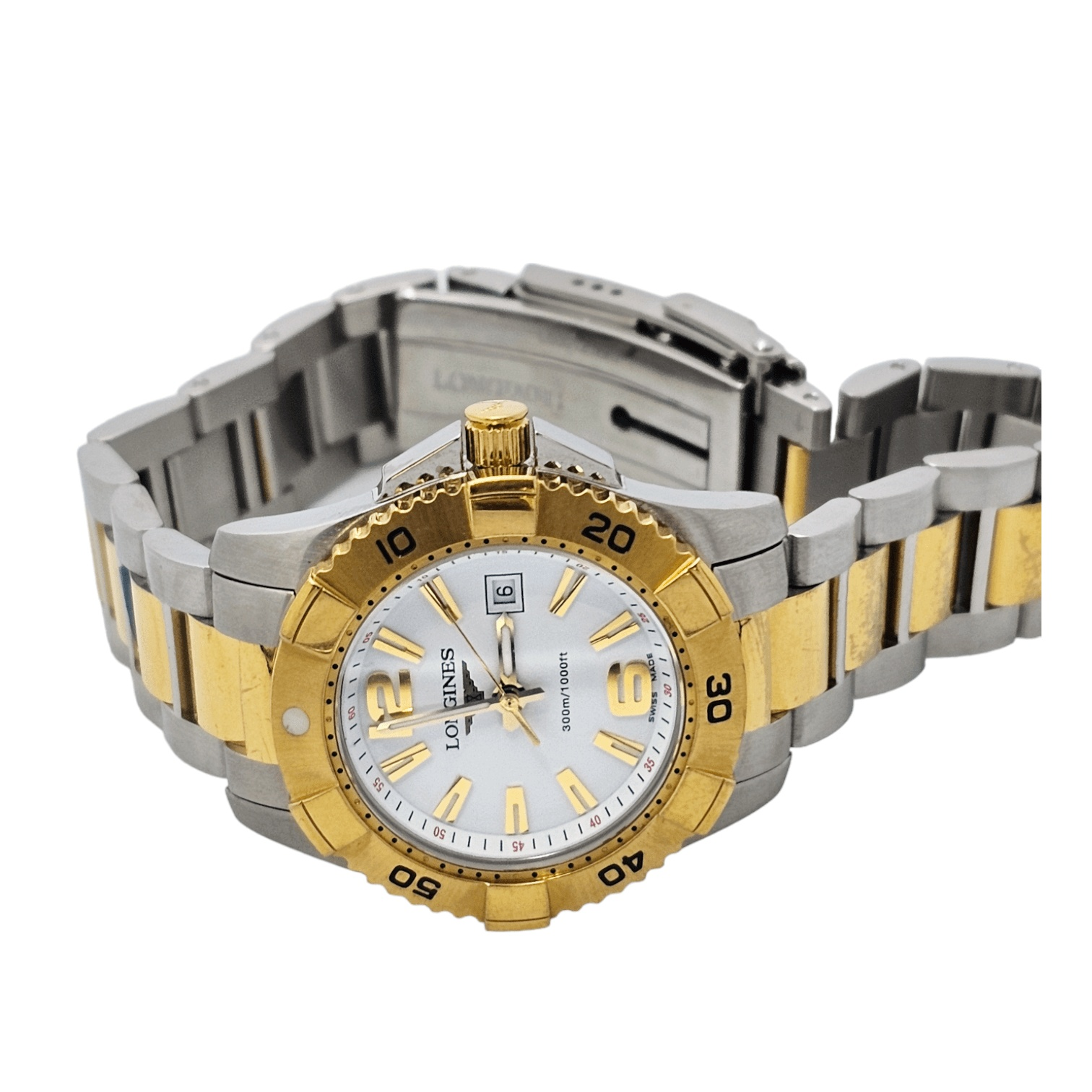 Longines Hydro Conquest Lady Steel and Gold Ref. L32473 - ON5894 - LuxuryInStock