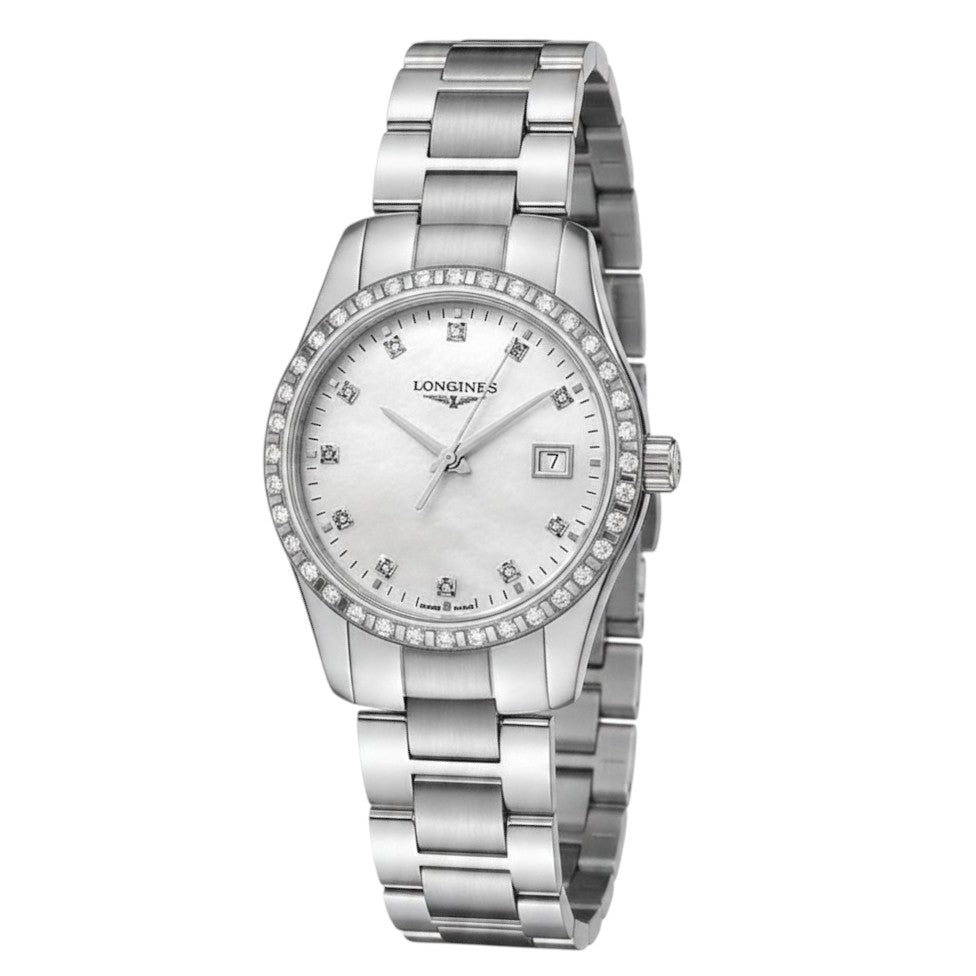 Longines Conquest Classic Diamond Quartz 34 mm Neu, nie getragen Ref. L23860876 - ON7262