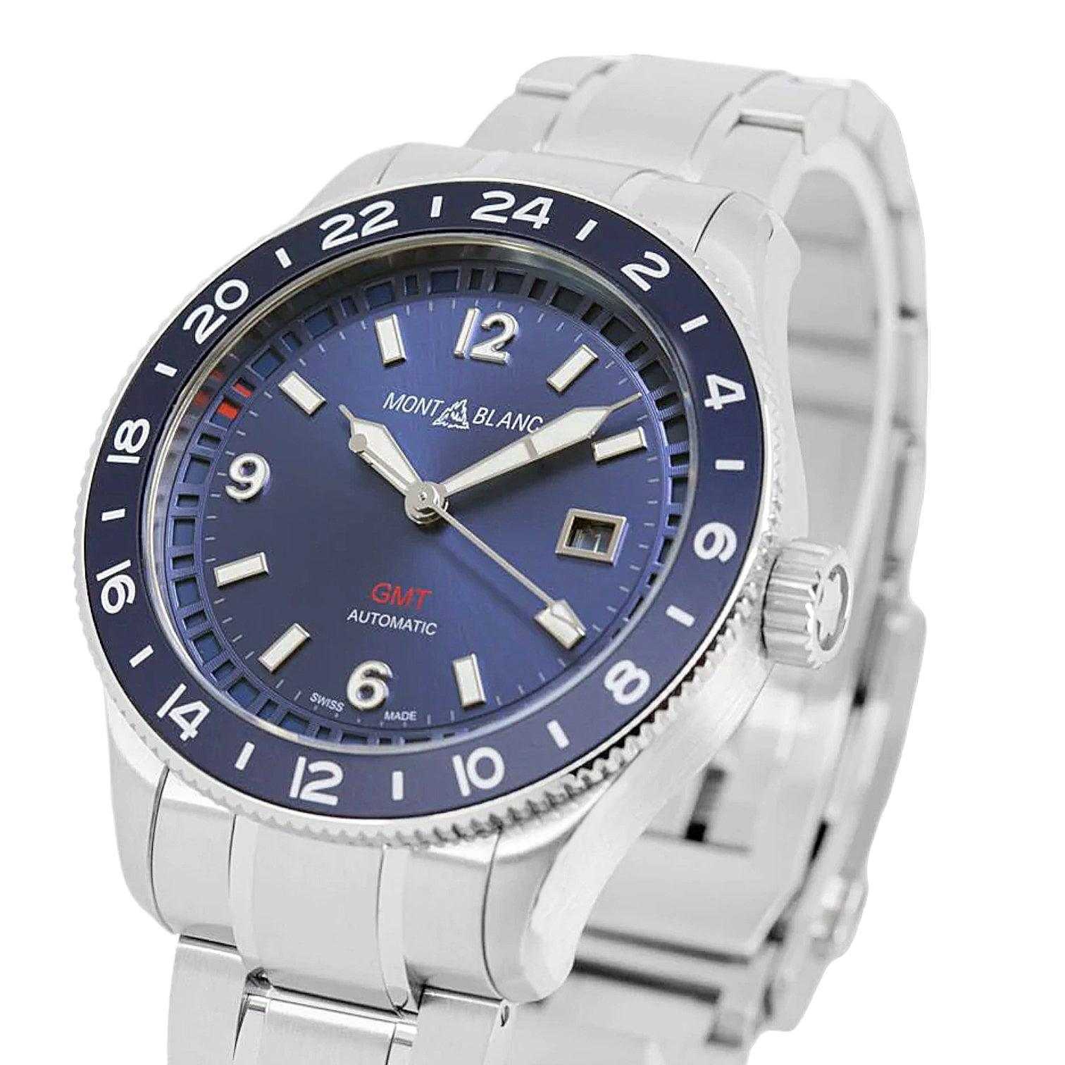 Montblanc 1858 GMT Automatic Date Ref. 129616 - ON5736 - LuxuryInStock