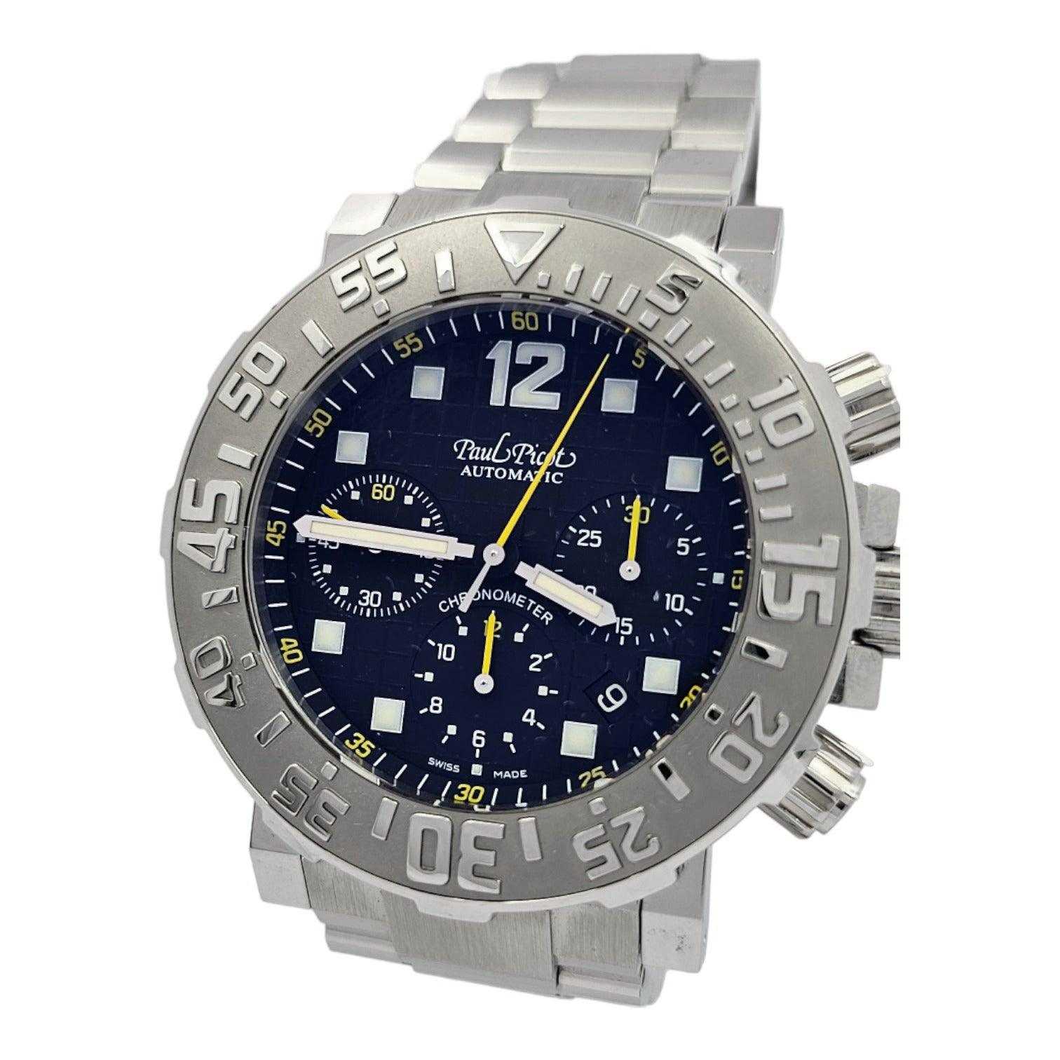 Paul Picot Plongeur C-Type Chronograph Limited Ed. Ref. 4116B - ON5701 - LuxuryInStock