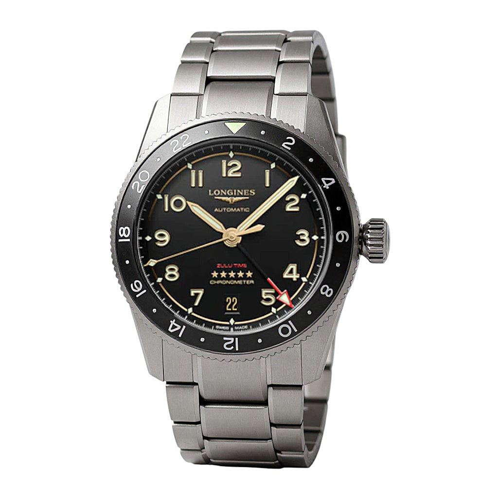 Longines Spirit Zulu Time Titanium Automatico 39 mm Ref. L38021536 - ON8456