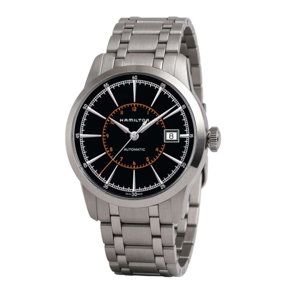 Hamilton Railroad American Classic Railroad Auto 40 mm Ref. H40555131 - ON8319