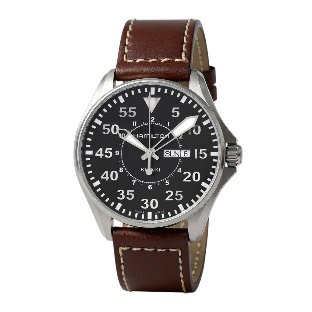 Hamilton Khaki Pilot Aviation Pilot Day Date Quarzo 42 mm Ref. H64611535 - ON8395
