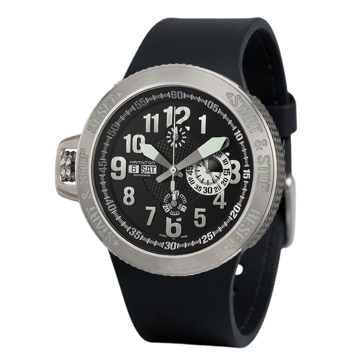 Hamilton Khaki Base Jump Auto Chrono Titanio Automatico 51 mm - Ref. H79716333 - ON8745