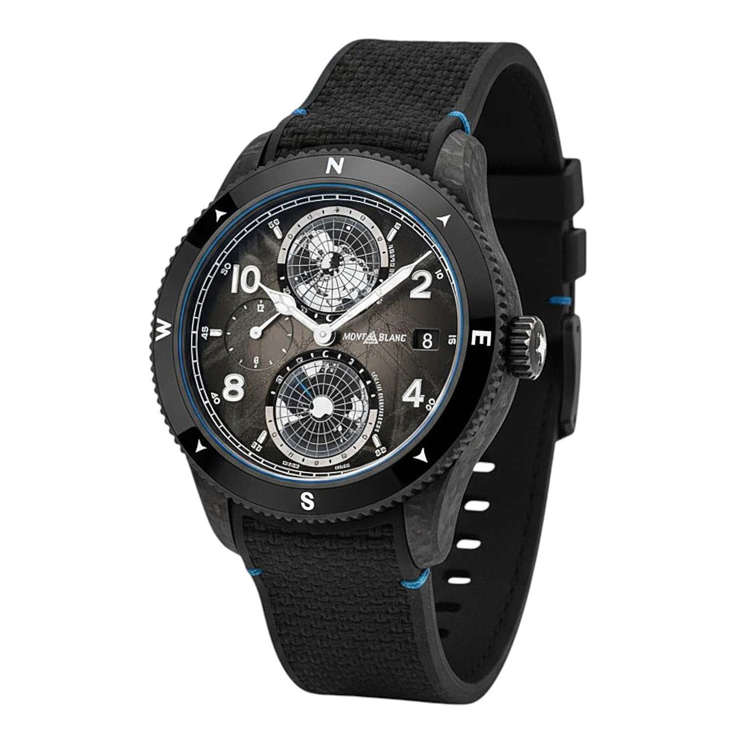 Montblanc 1858 Geosphere Carbo2 0 Oxygen Limited Edition Automatic 43,5 mm Ref. 132300 - ON5355