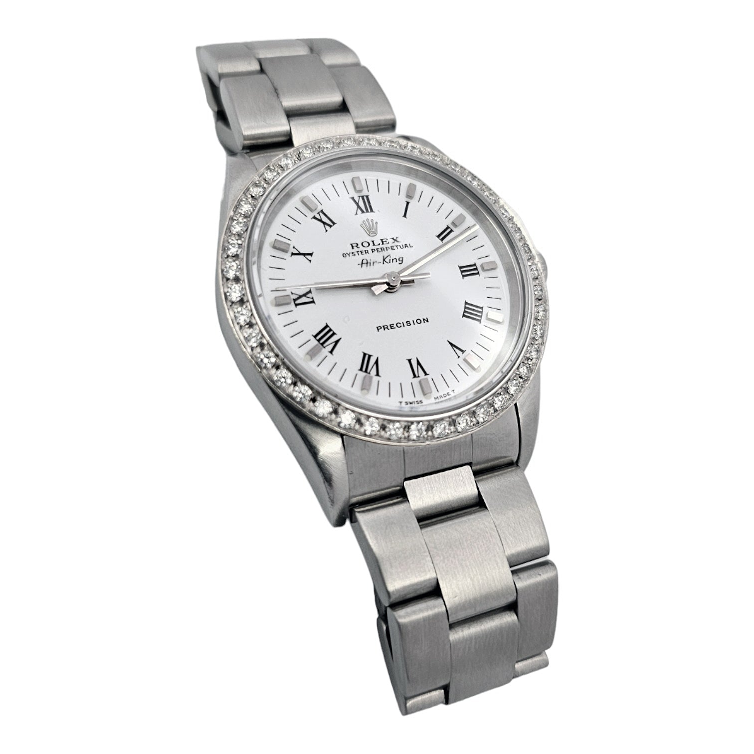 Rolex Air King Oyster Perpetual Precision Diamond Bezel Ref. 14000 - OU1054
