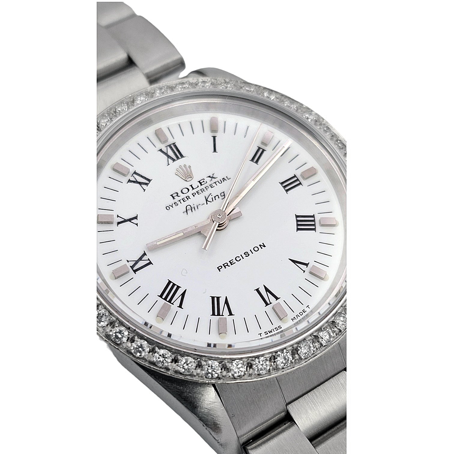 Rolex Air King Oyster Perpetual Precision Diamond Bezel Ref. 14000 - OU1054
