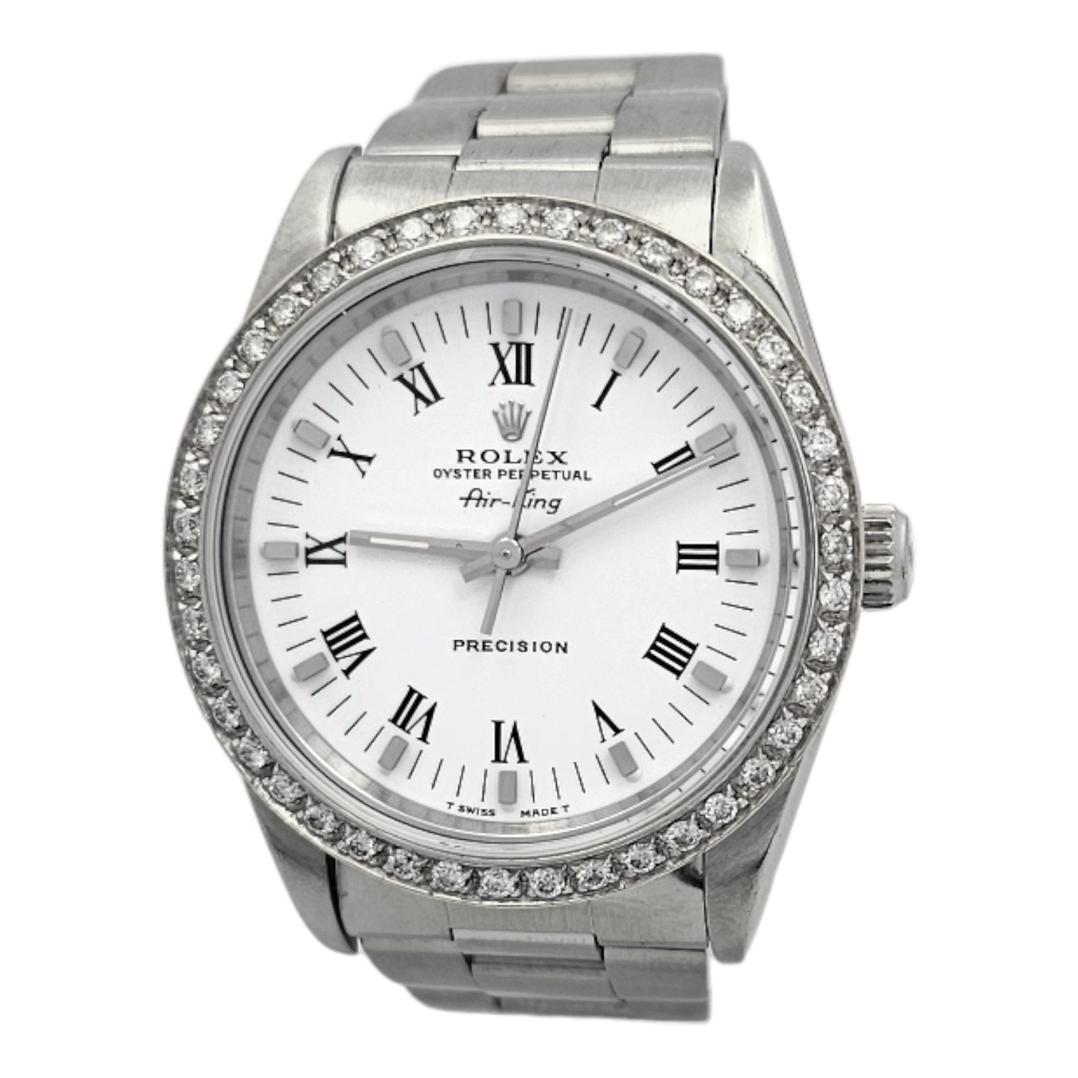 Rolex Air King Oyster Perpetual Precision Diamond Bezel Ref. 14000 - OU1054