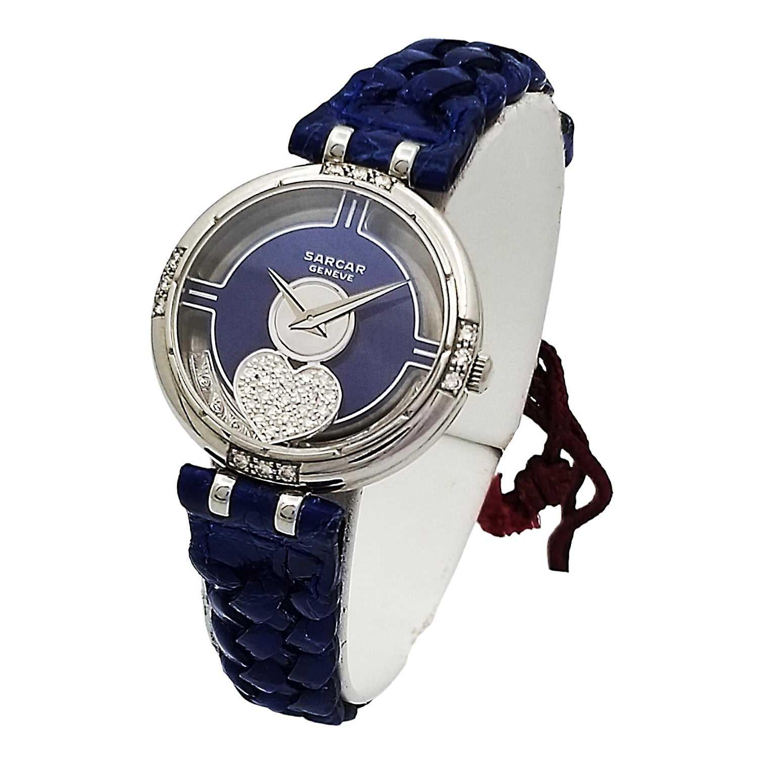 ID: ON859MARCA: SarcarREFERENZA: Q51006A100MODELLO: Geneve Magic Moon QuartzGENERE: DonnaMOVIMENTO: QuarzoCASSA: AcciaioCRISTALLO: ZaffiroDIAMETRO: 25 mmRESISTENTE A