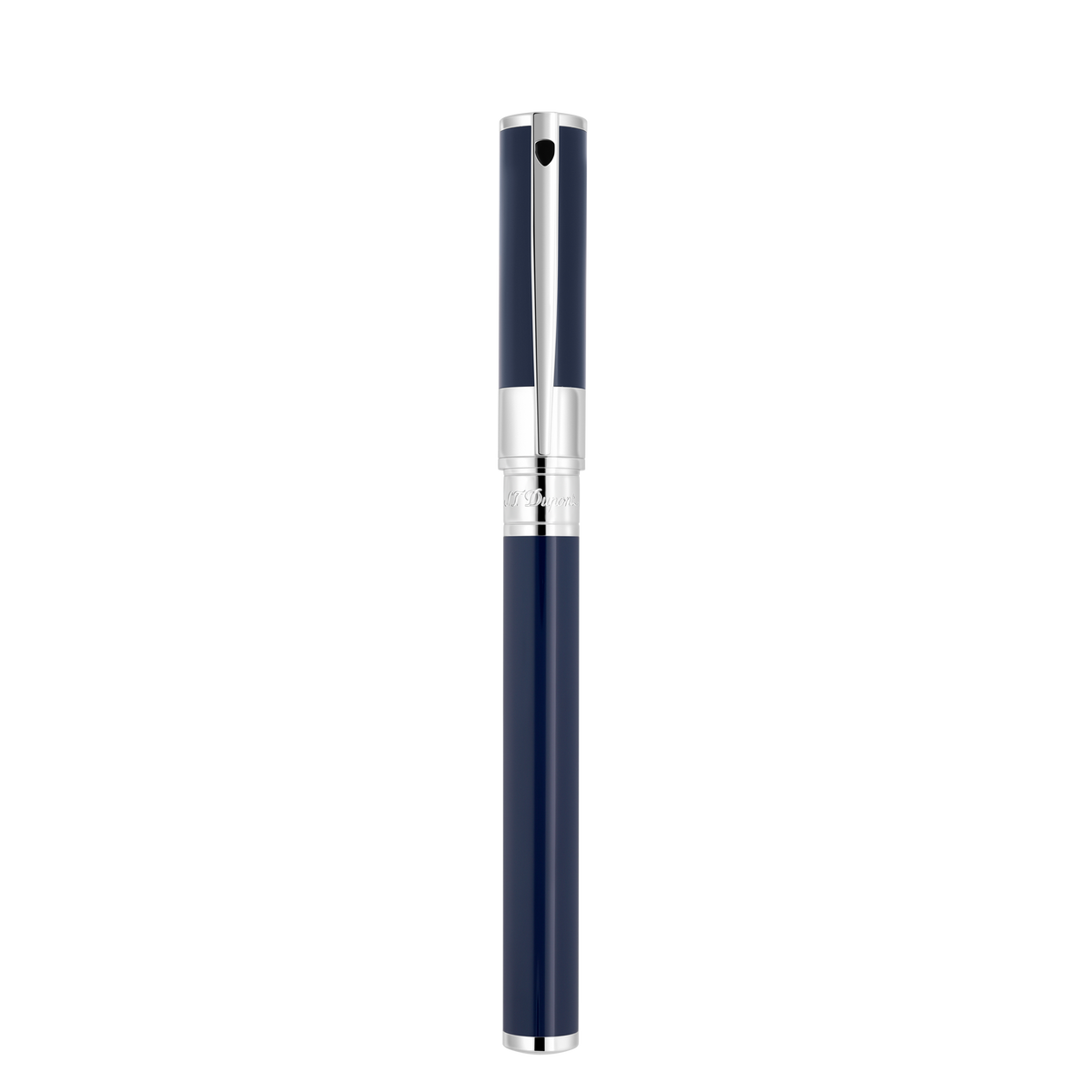 S.T. Dupont D-Initial Rollerball blue chrome