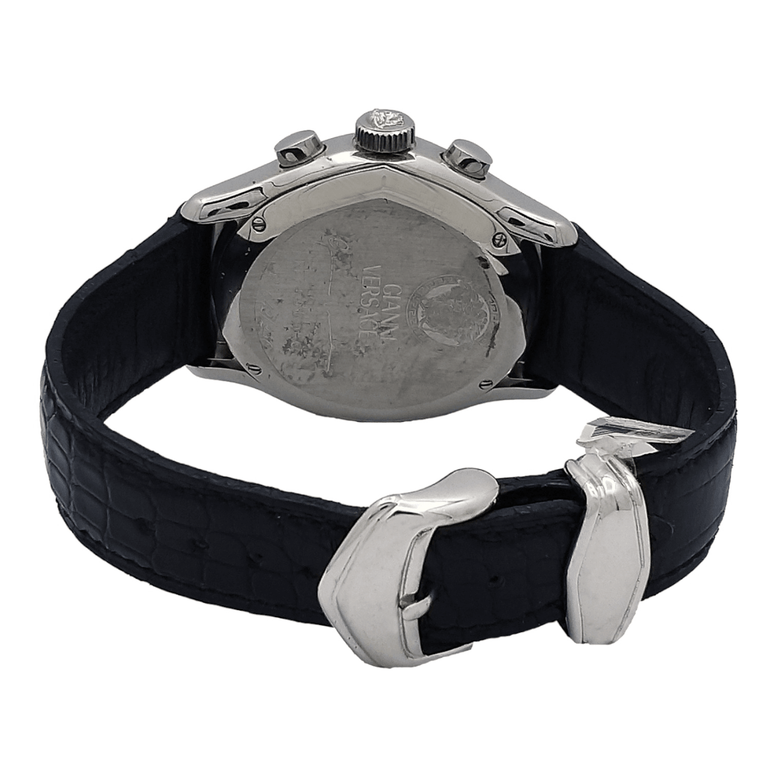 ID: ON845MARCA: VersaceREFERENZA: 4198/00 ACMODELLO: Chronograph Tonneau Lim. EditionGENERE: UomoMOVIMENTO: AutomaticoCASSA: AcciaioCRISTALLO: ZaffiroDIAMETRO: 37x43