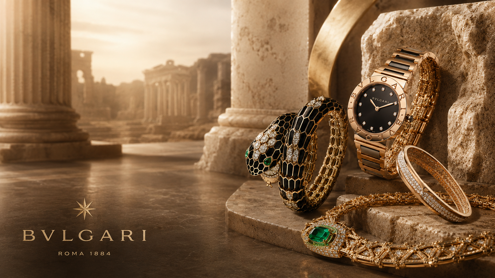 Bvlgari su LuxuryInStock: design romano e orologi dal carattere inconfondibile