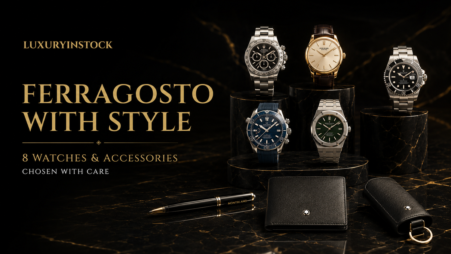 Ferragosto con stile: 8 orologi e accessori da scegliere con criterio