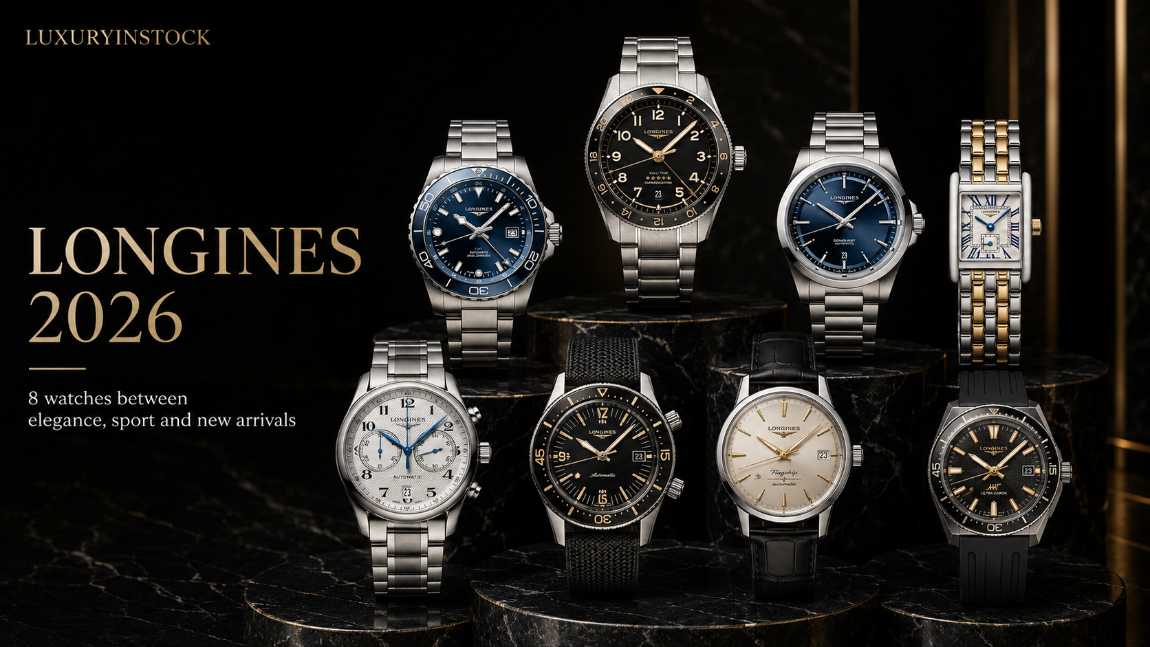 Longines 2026: 8 orologi tra eleganza, sport e nuovi arrivi