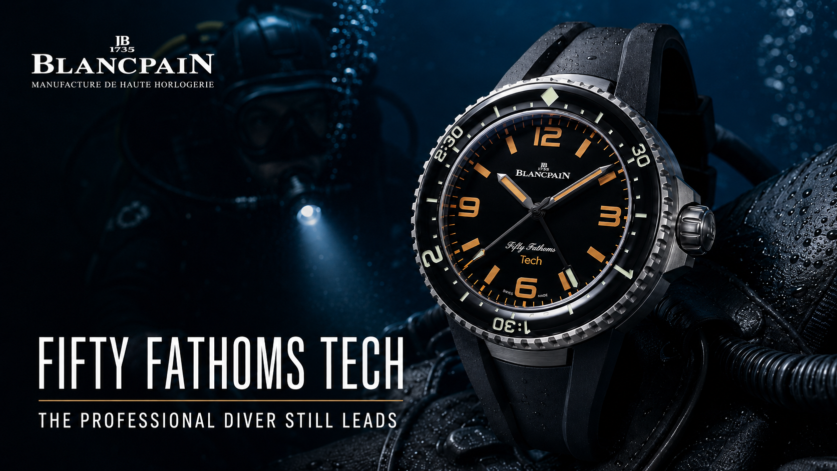 Blancpain Fifty Fathoms Tech: il diver professionale resta protagonista