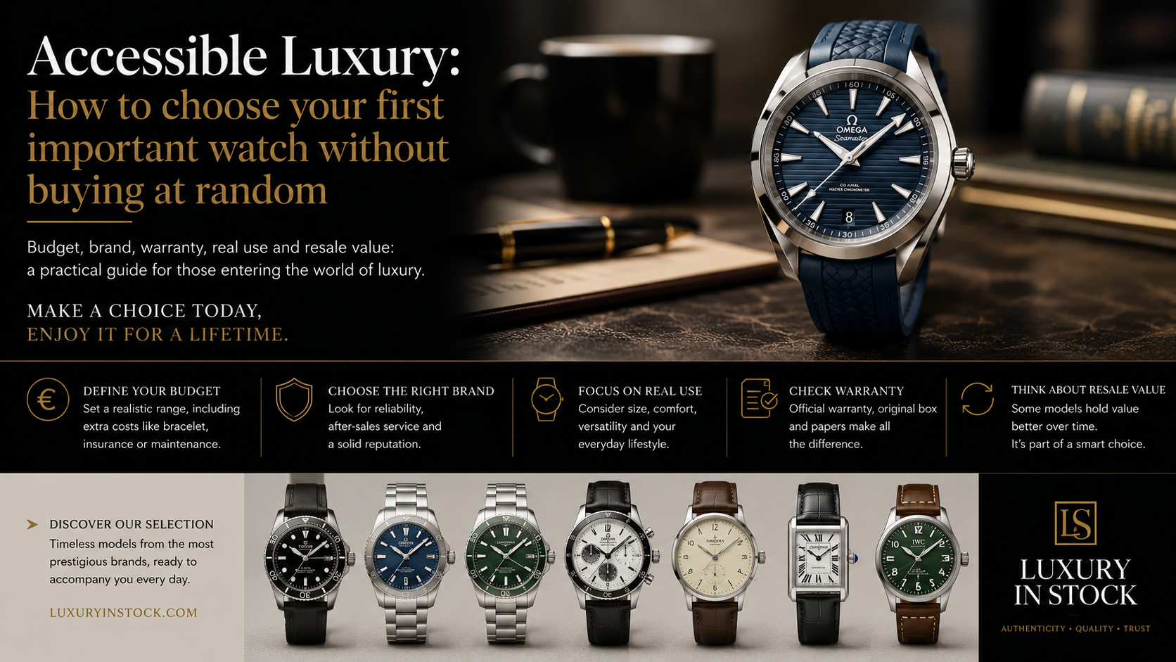Lusso accessibile: come scegliere il primo orologio importante senza comprare a caso