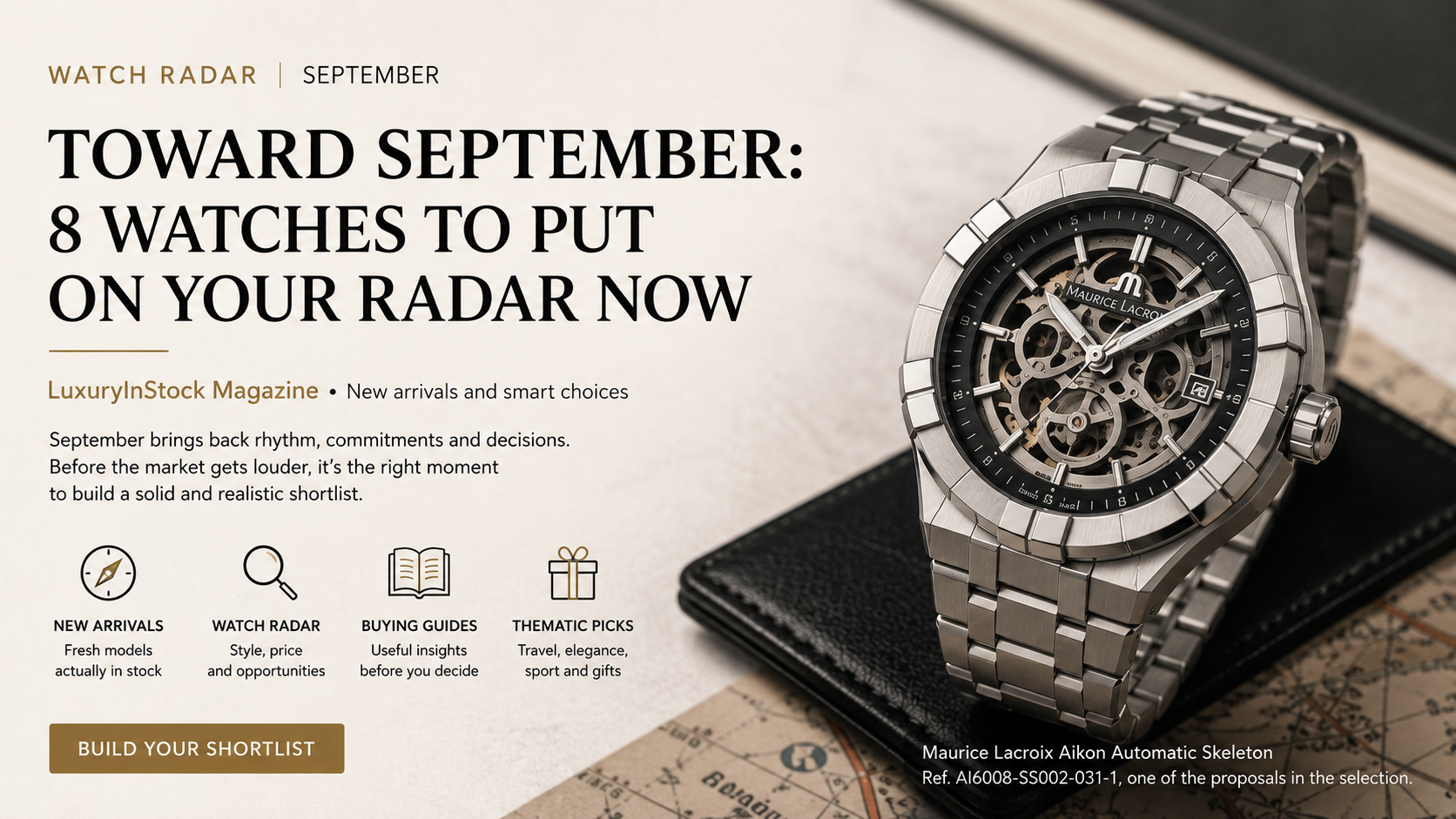 Watch Radar settembre 2026: 8 nuovi orologi da seguire ora