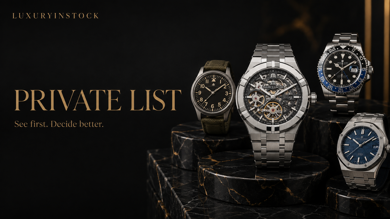 Lista Privata LuxuryInStock: nuovi arrivi, Watch Radar e selezioni anticipate