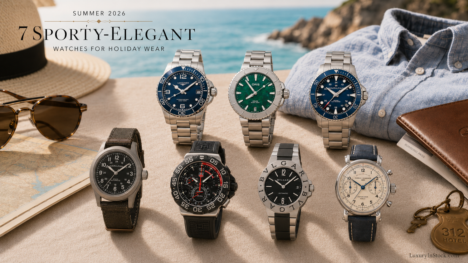 Estate 2026: 7 orologi sportivi/eleganti da indossare in vacanza