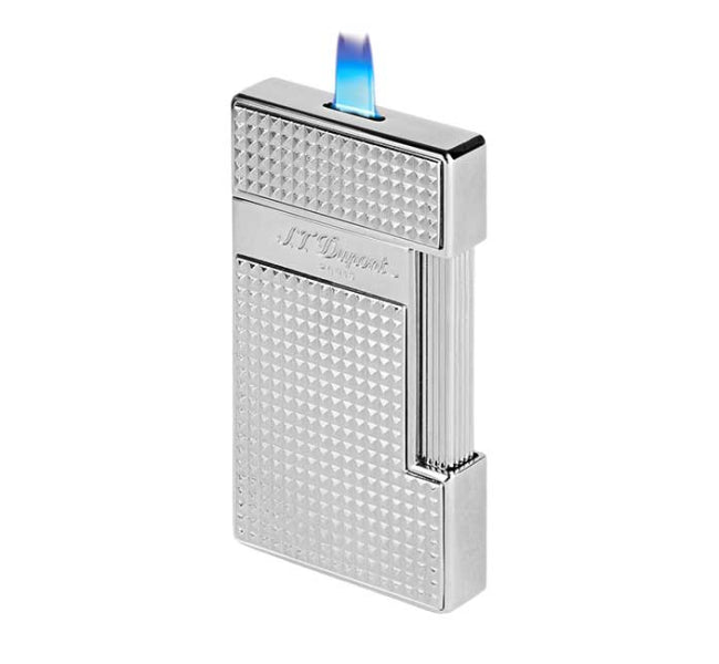 S.T. Dupont Slimmy Diamond Head Chrome Lighter - 028010