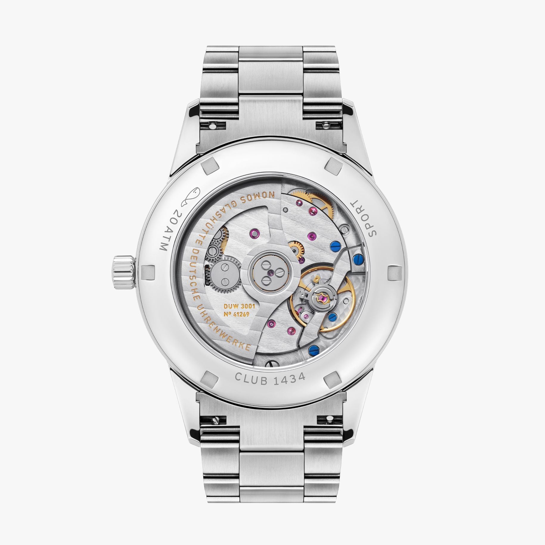 Nomos Glashütte Club Sport neomatik 39 ember Ref. 762 - ON10331 - vista 2
