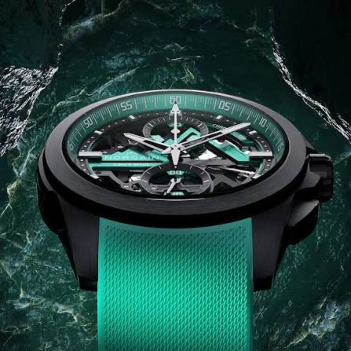 Norqain Independence Skeleton Chrono NNT3200BLC/JD326