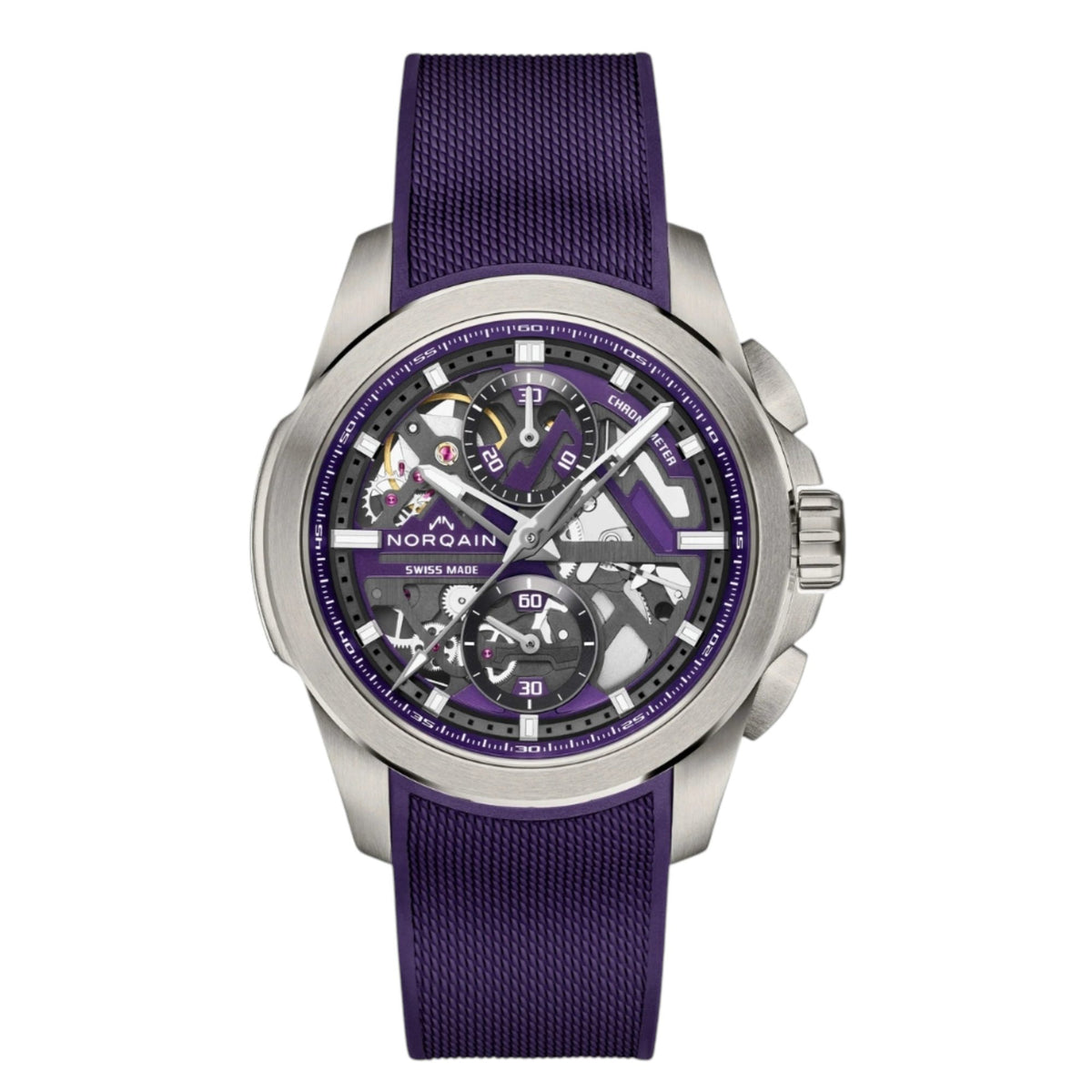 NORQAIN Independence Skeleton Chrono 42 N3200.40T03.P01.R01
