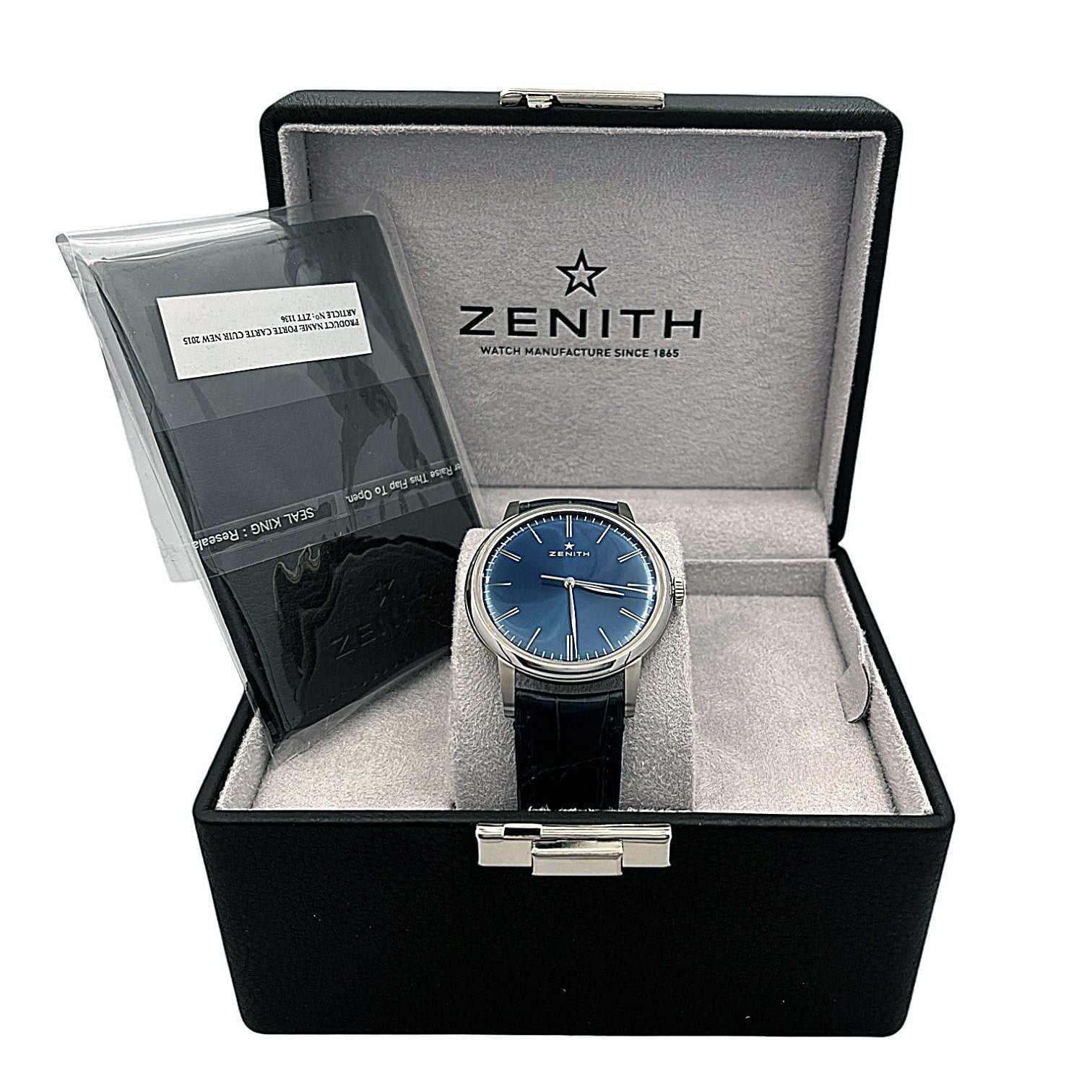 Zenith Elite New Never Worn Ref. 03.2272.6150./51.C700 - ON6301