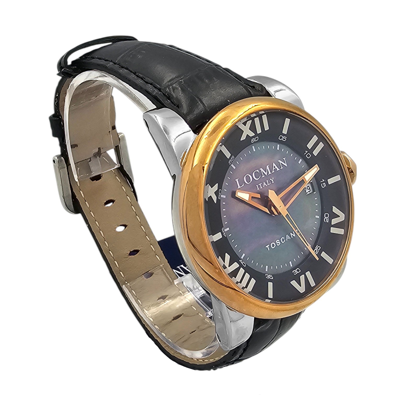 Locman Toscano Automatic 42 mm Mother of Pearl Steel/Titanium - PVD Rose Gold Ref. 0590V13-ORMKPSK - ON7602