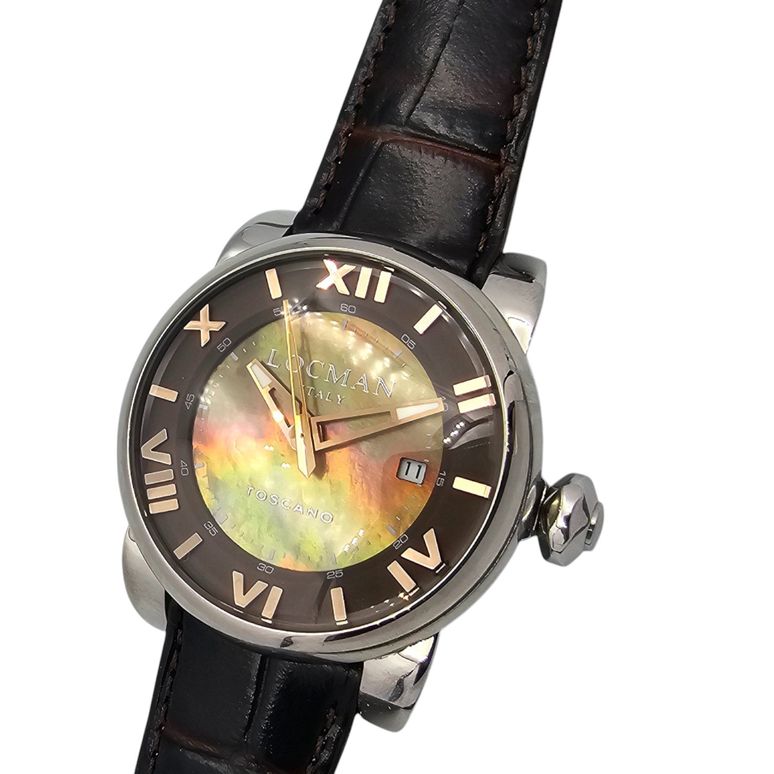 Locman Toscano Automatic 42 mm Mother of Pearl Ref. 0590V11-00MNPSN - ON7603