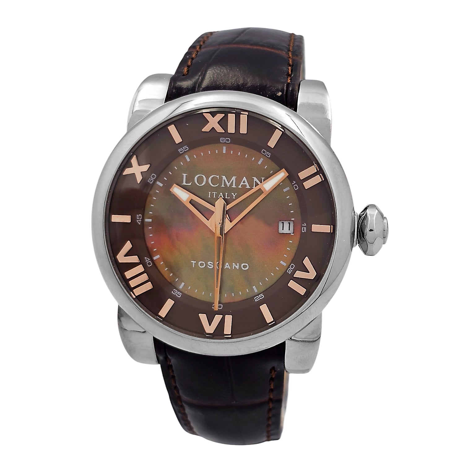 Locman Toscano Automatic 42 mm Mother of Pearl Ref. 0590V11-00MNPSN - ON7603