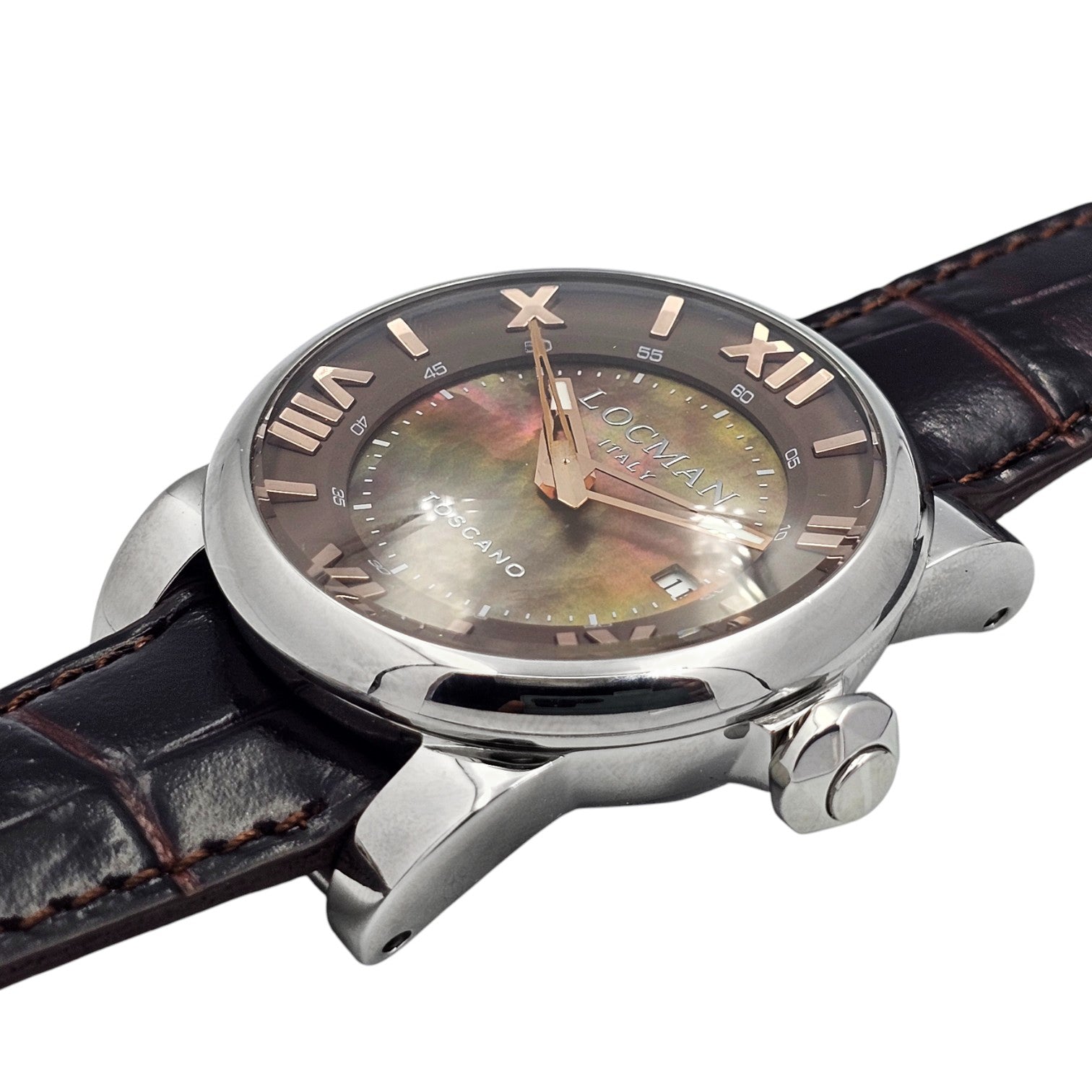 Locman Toscano Automatic 42 mm Mother of Pearl Ref. 0590V11-00MNPSN - ON7603