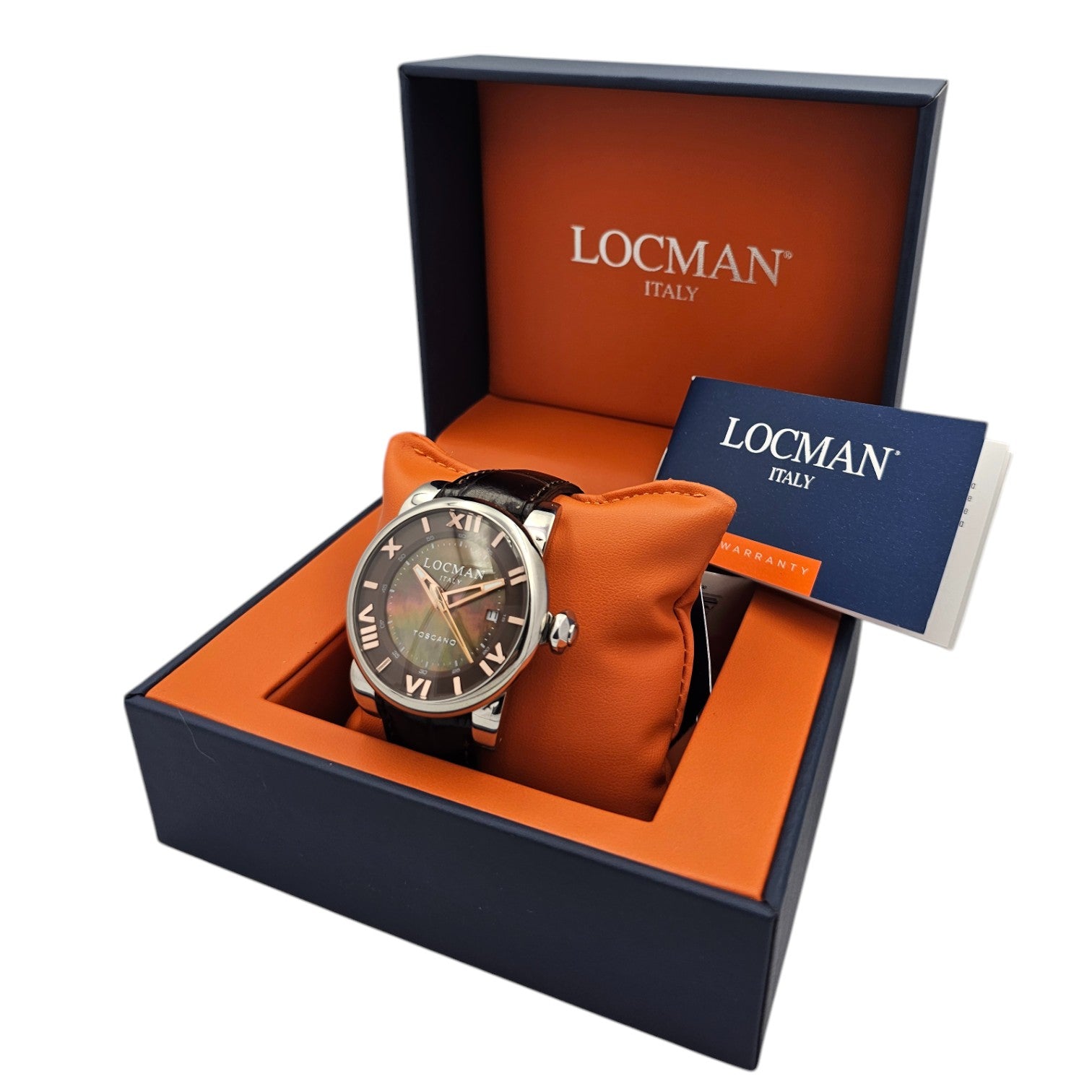 Locman Toscano Automatic 42 mm Mother of Pearl Ref. 0590V11-00MNPSN - ON7603