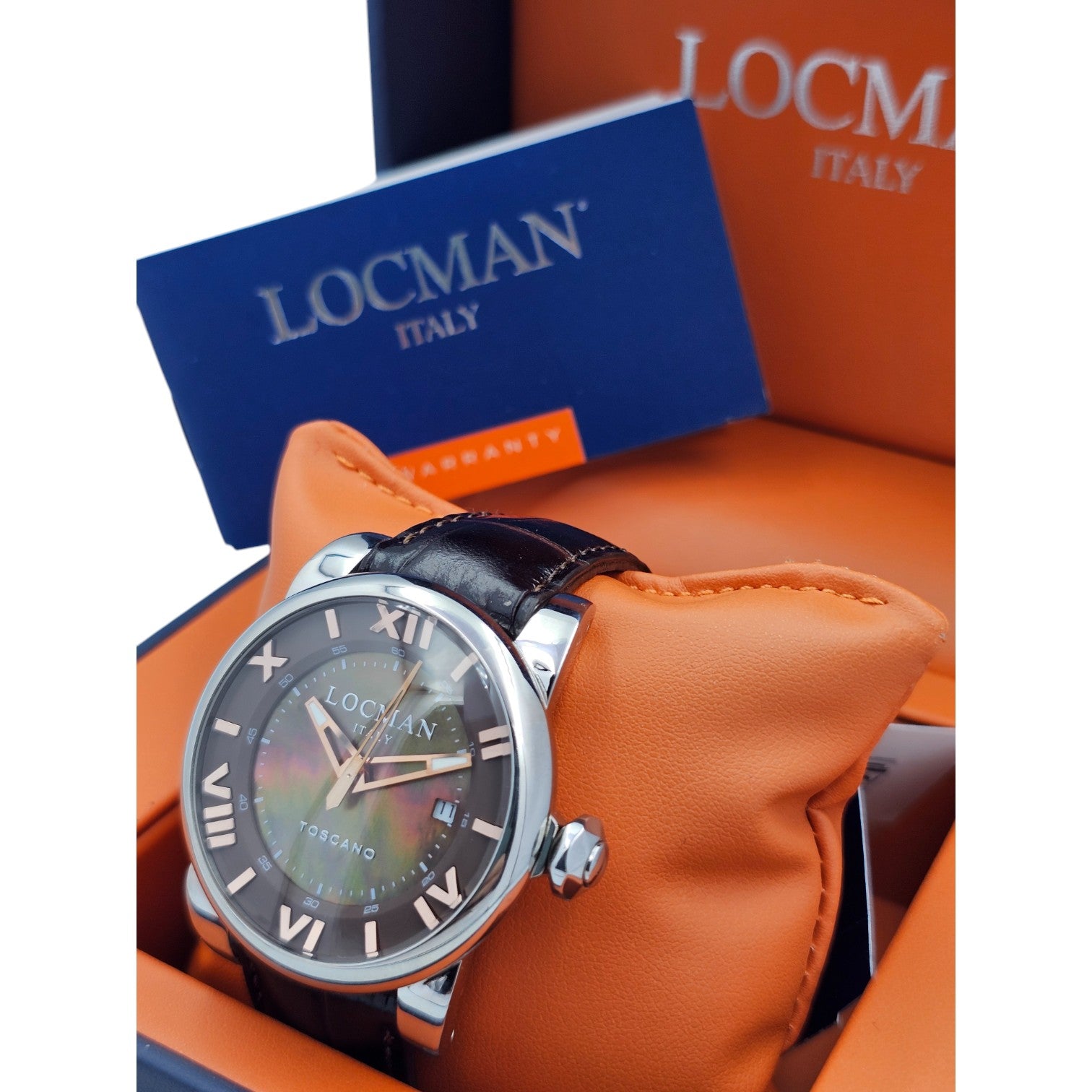 Locman Toscano Automatic 42 mm Mother of Pearl Ref. 0590V11-00MNPSN - ON7603