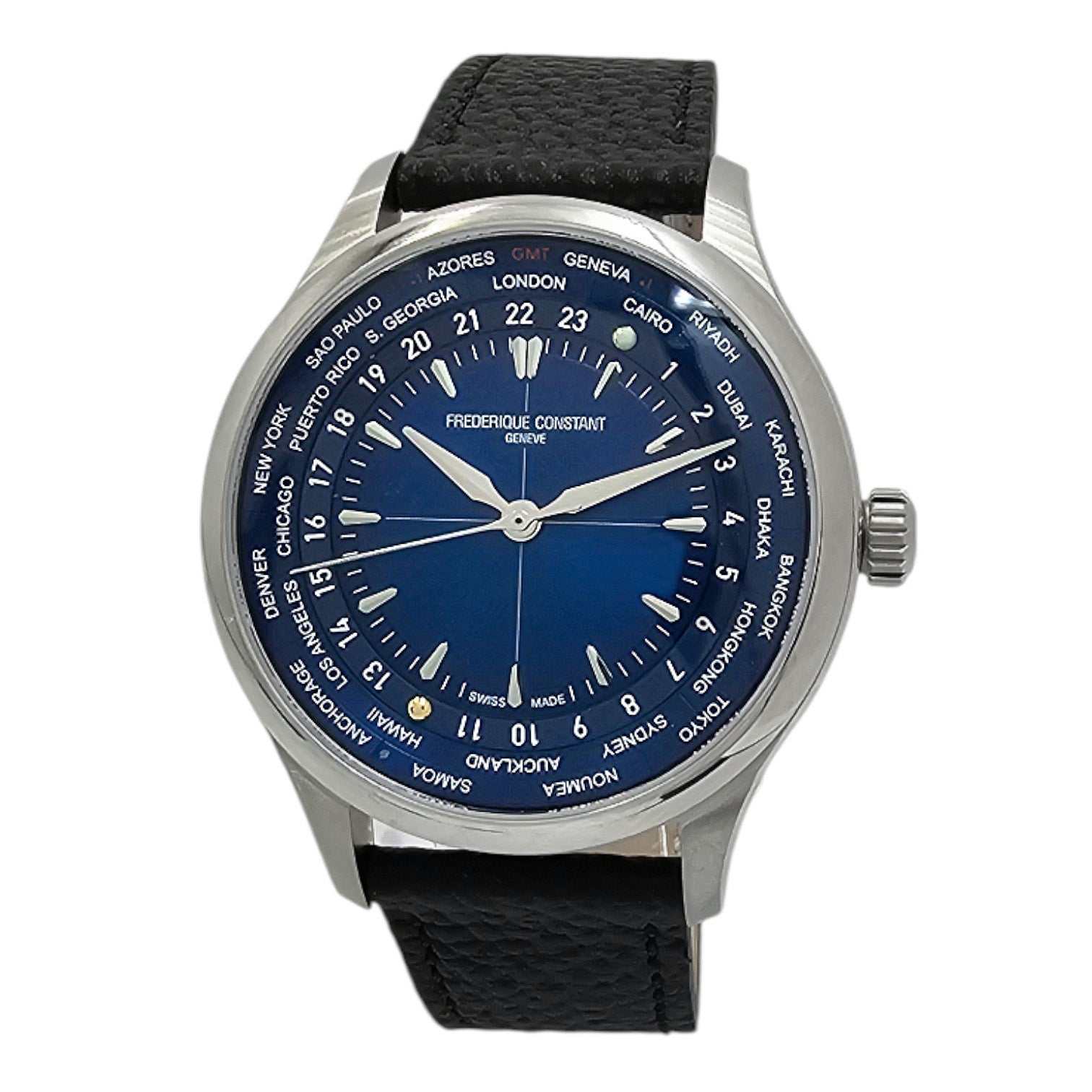 Frederique Constant Manufacture Classic Worldtimer x Watch Angels Lim. Ed. Ref. FC-718N4H6 - OU1238