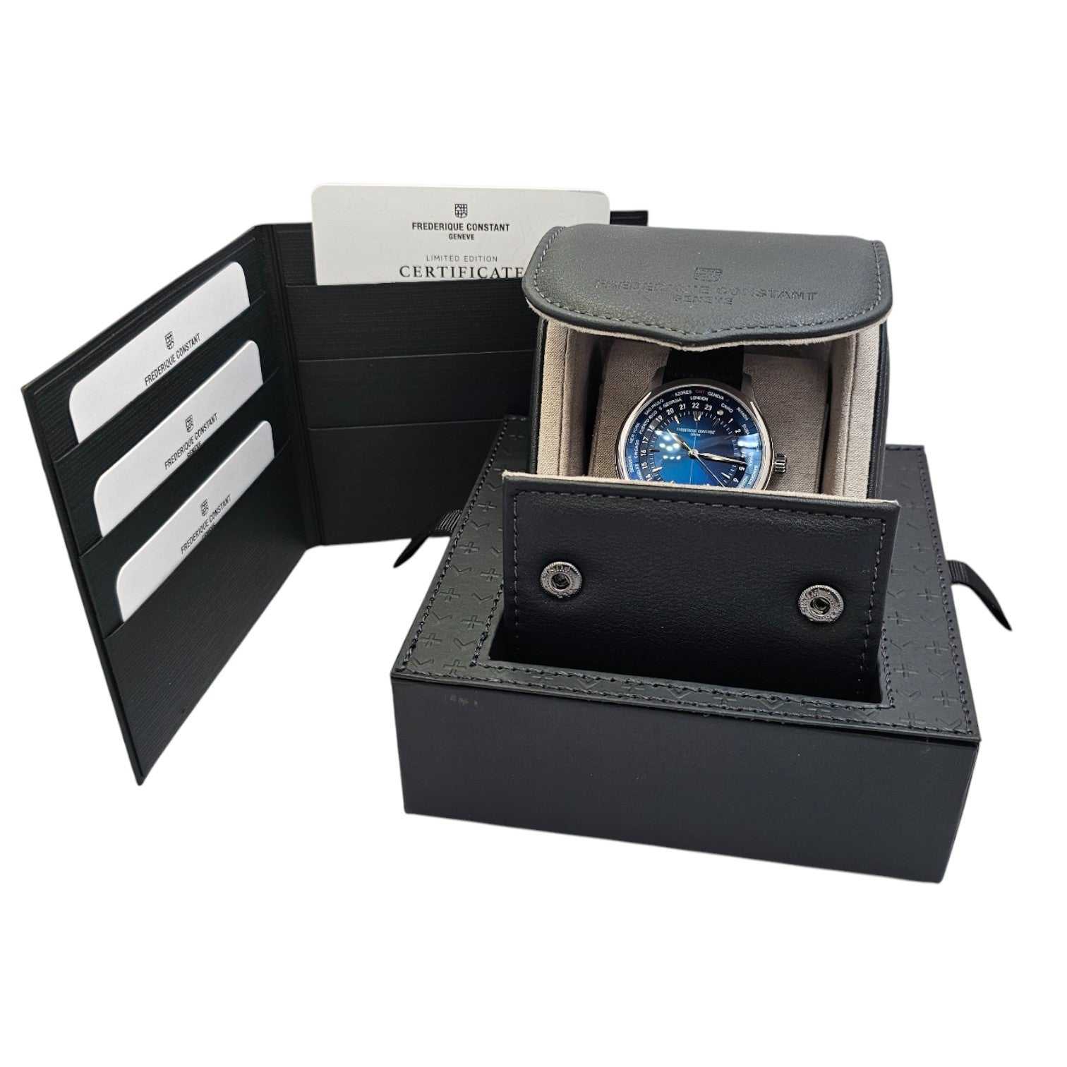 Frederique Constant Manufacture Classic Worldtimer x Watch Angels Lim. Ed. Ref. FC-718N4H6 - OU1238