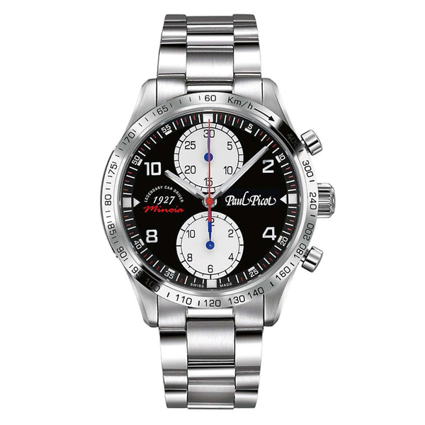 Paul Picot Gentleman Chronograph "Minoia Racing 1927" Limitierte Edition Ref. 2127S/MINO/B - ON7464