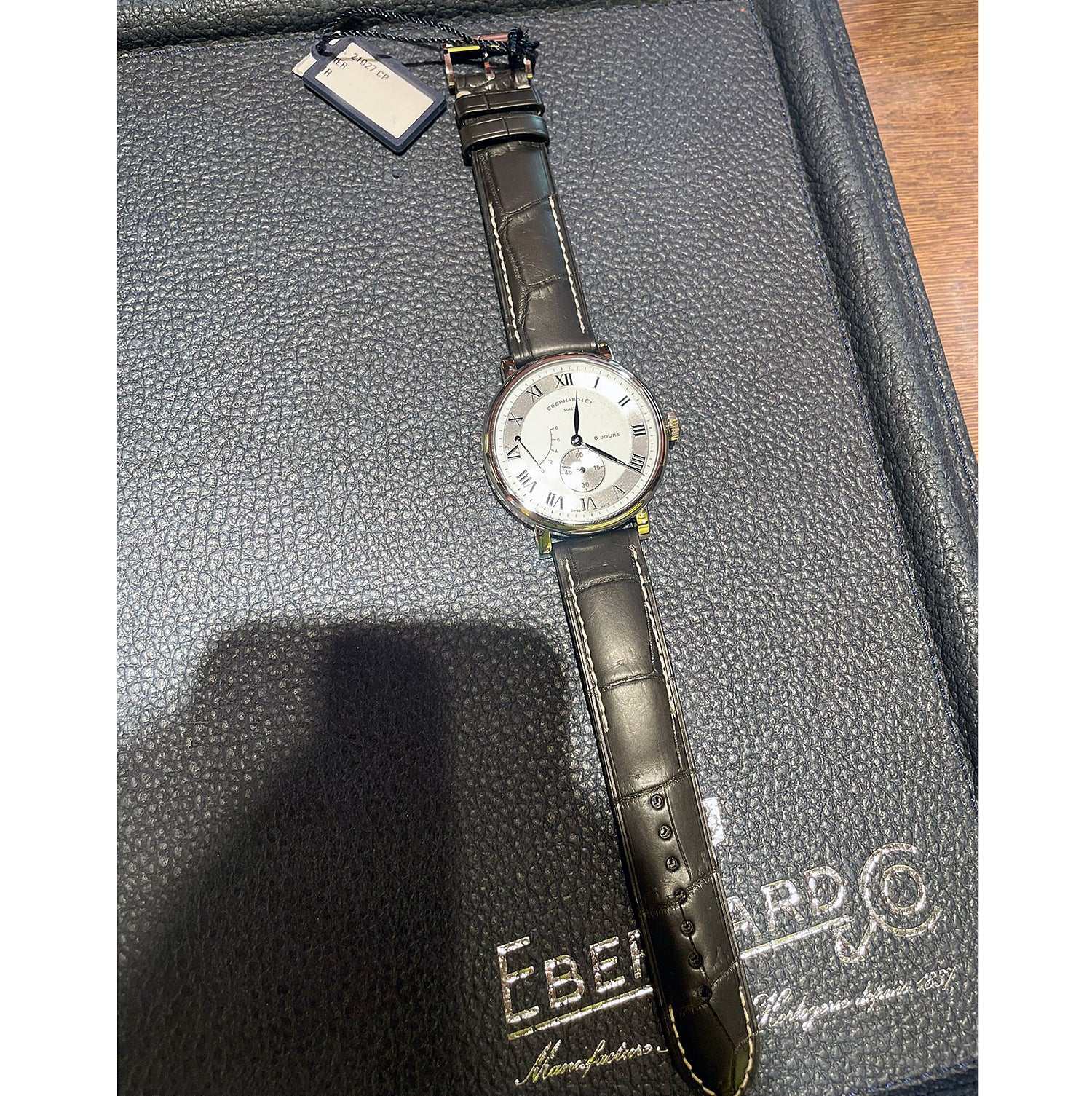 Eberhard &amp; Co. 8 Jours Grande Taille Auto 41 mm Ref. 21027CP - ON7918